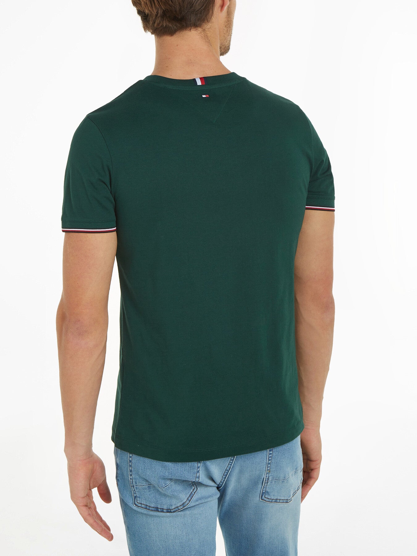 Tipped Logo Slim Fit T-Shirt
