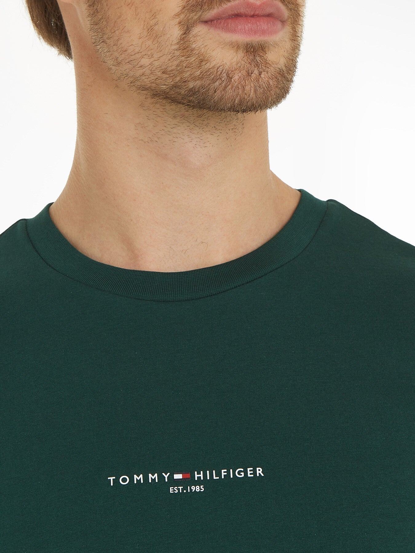 Tipped Logo Slim Fit T-Shirt