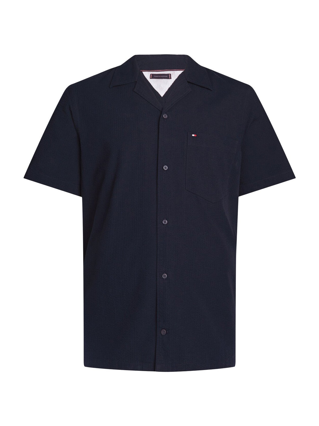 Seersucker Regular Fit Short Sleeve Shirt