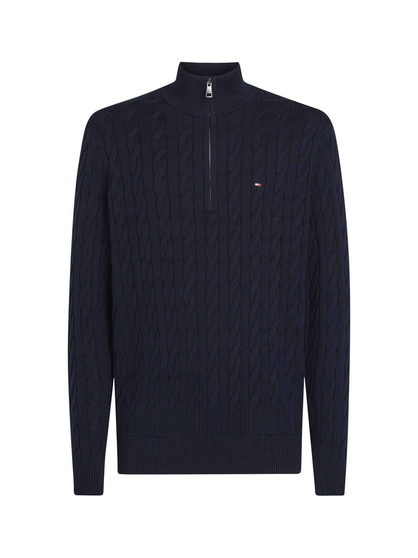 Cable Knit Half-Zip Jumper