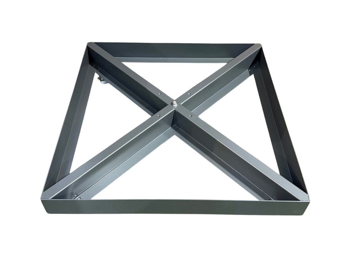 Steel Side Post Parasol Base with Wheels