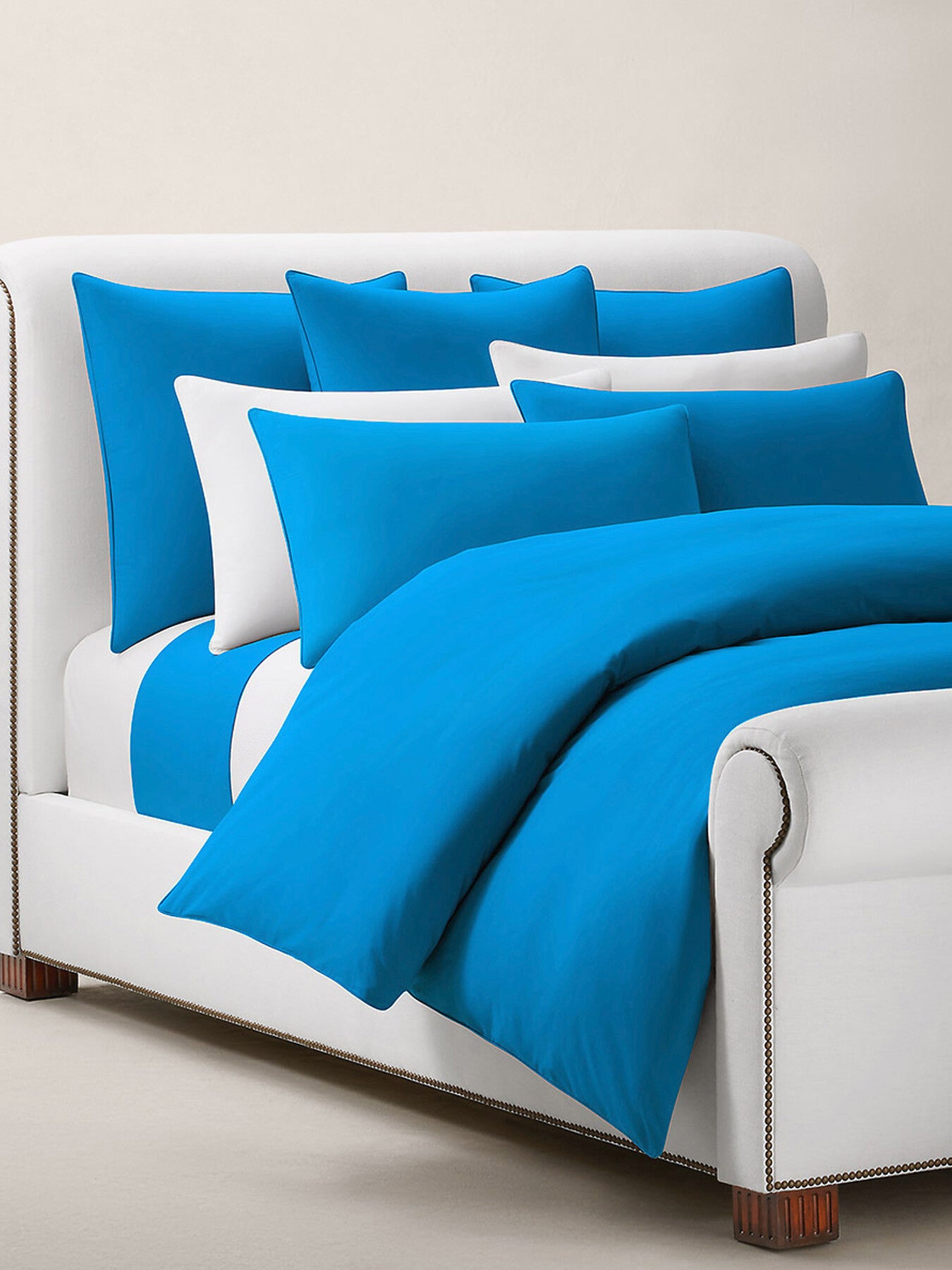 Polo Player Standard Pillowcase Collection Blue