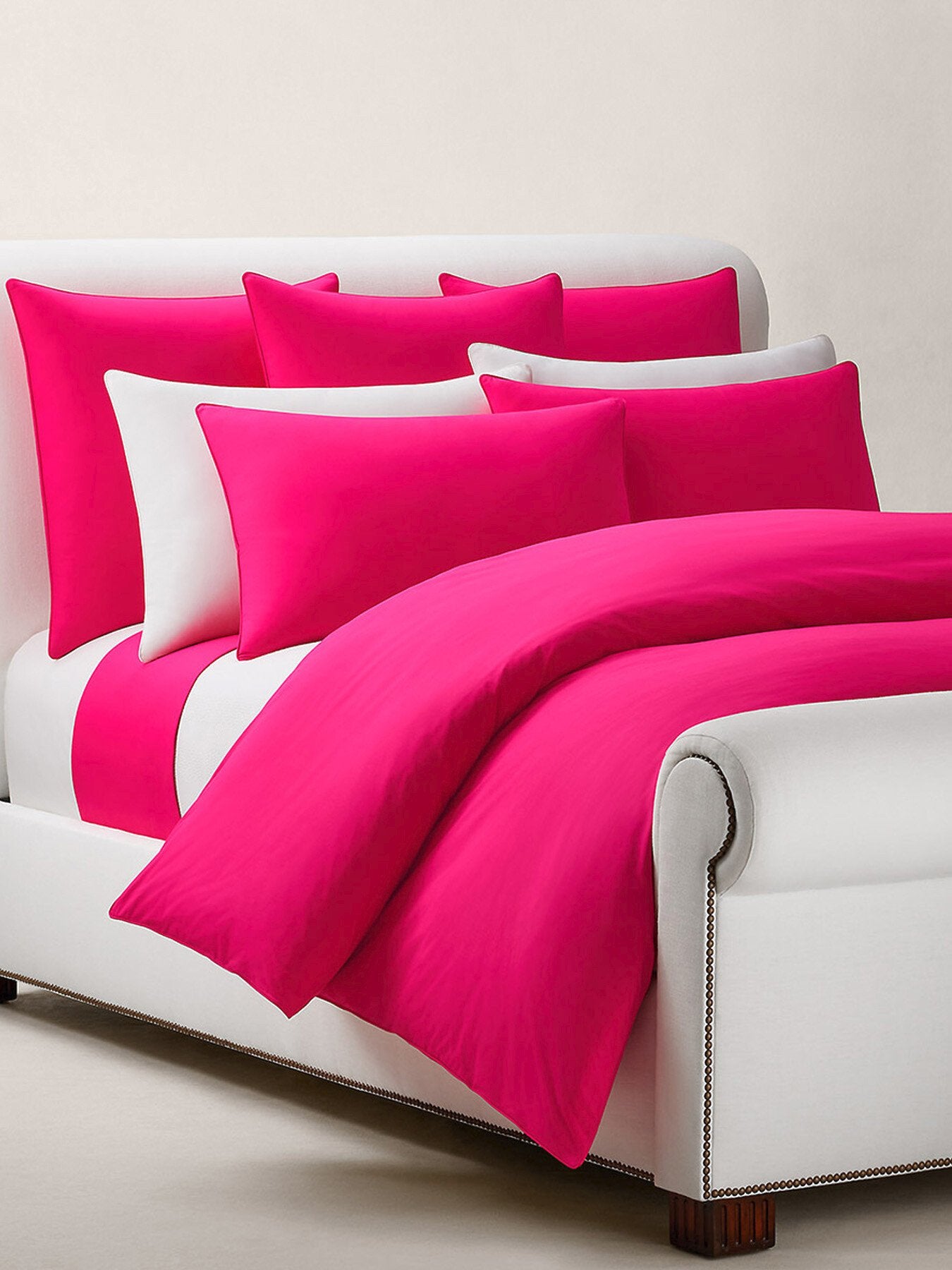 Polo Player Standard Pillowcase Collection Pink