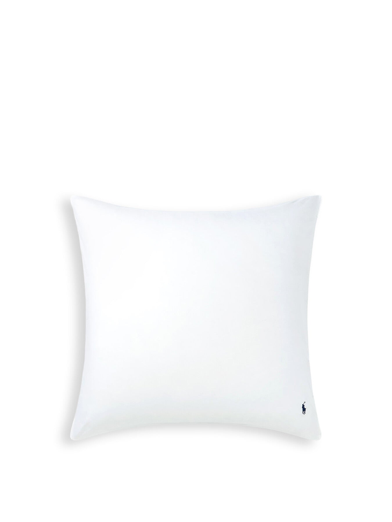 Polo Player Square Pillowcase Collection White