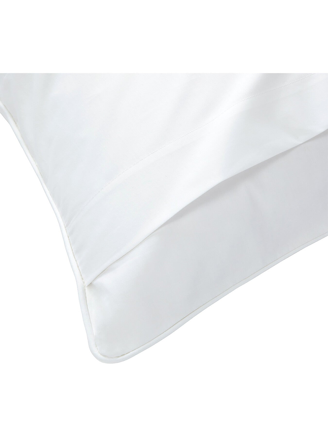 Polo Player Square Pillowcase Collection White