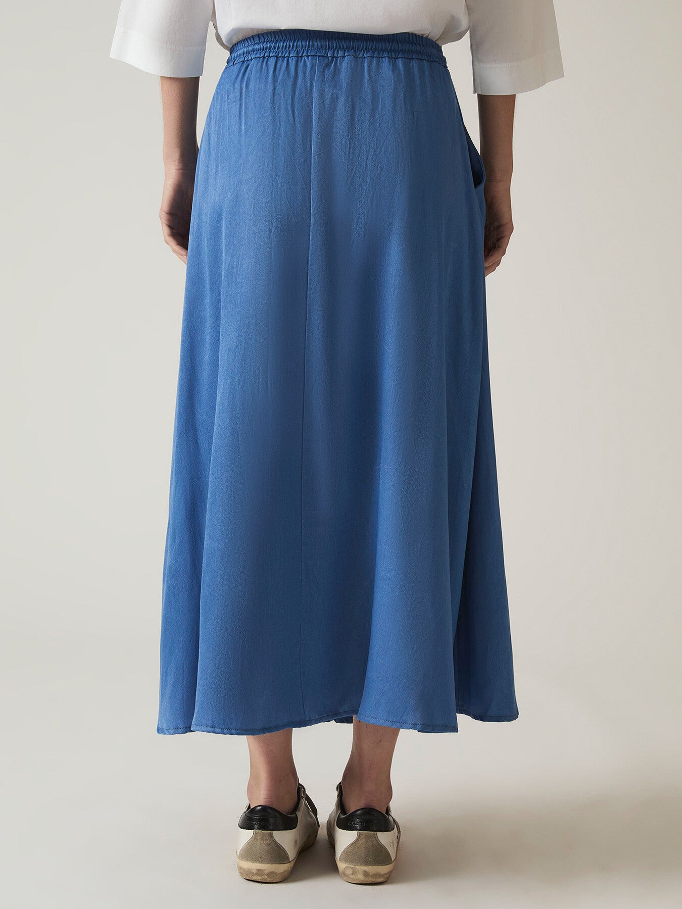 Blue Maxi Skirt