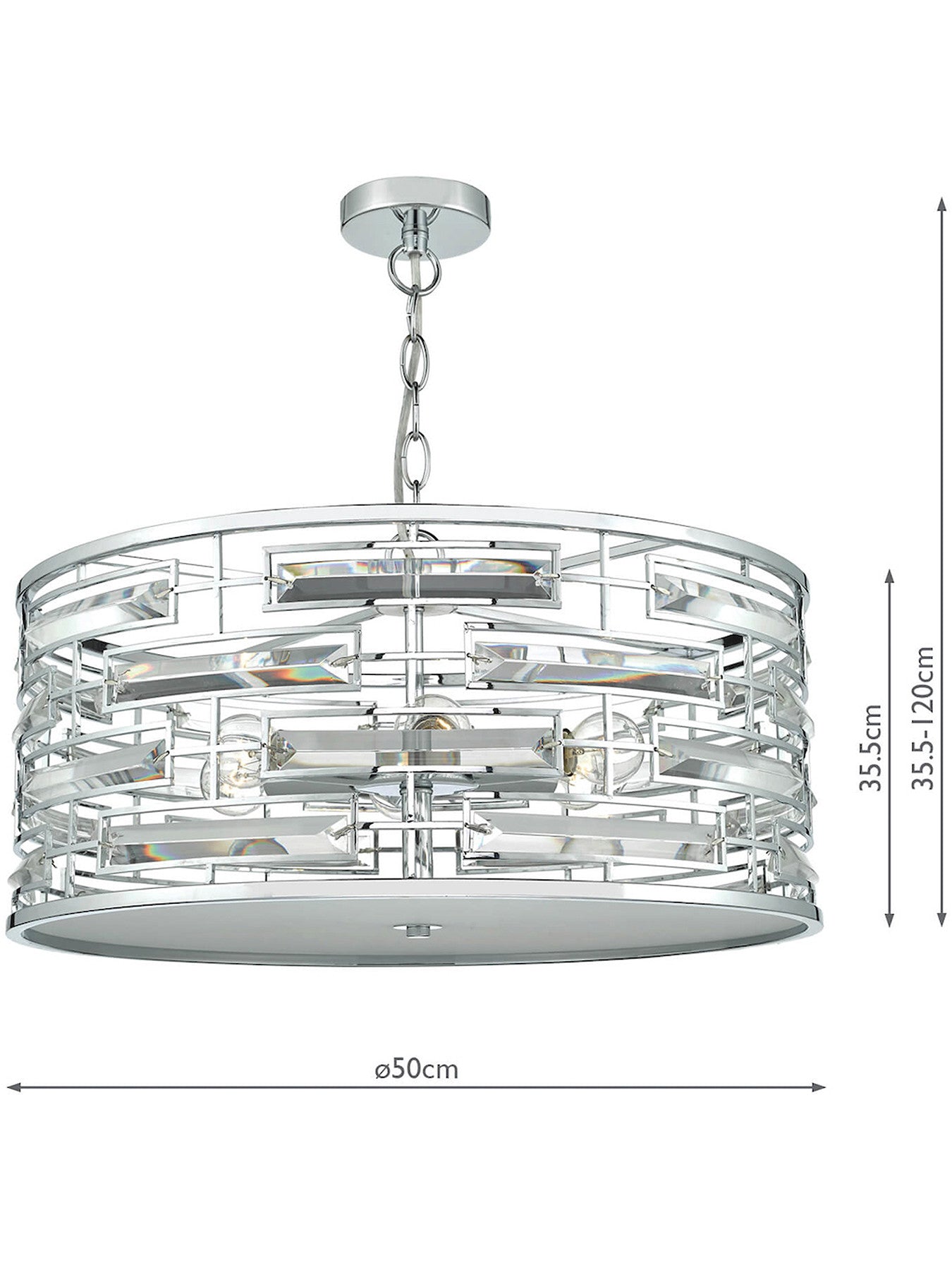 Seville 6 Light Pendant