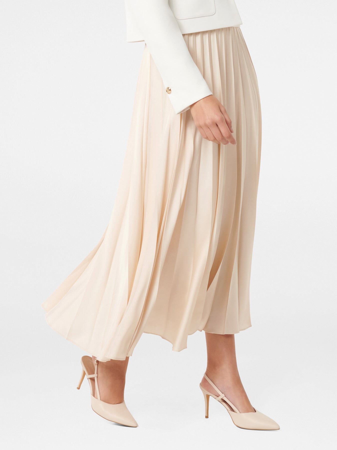 Delphine Pleated Maxi Skirt