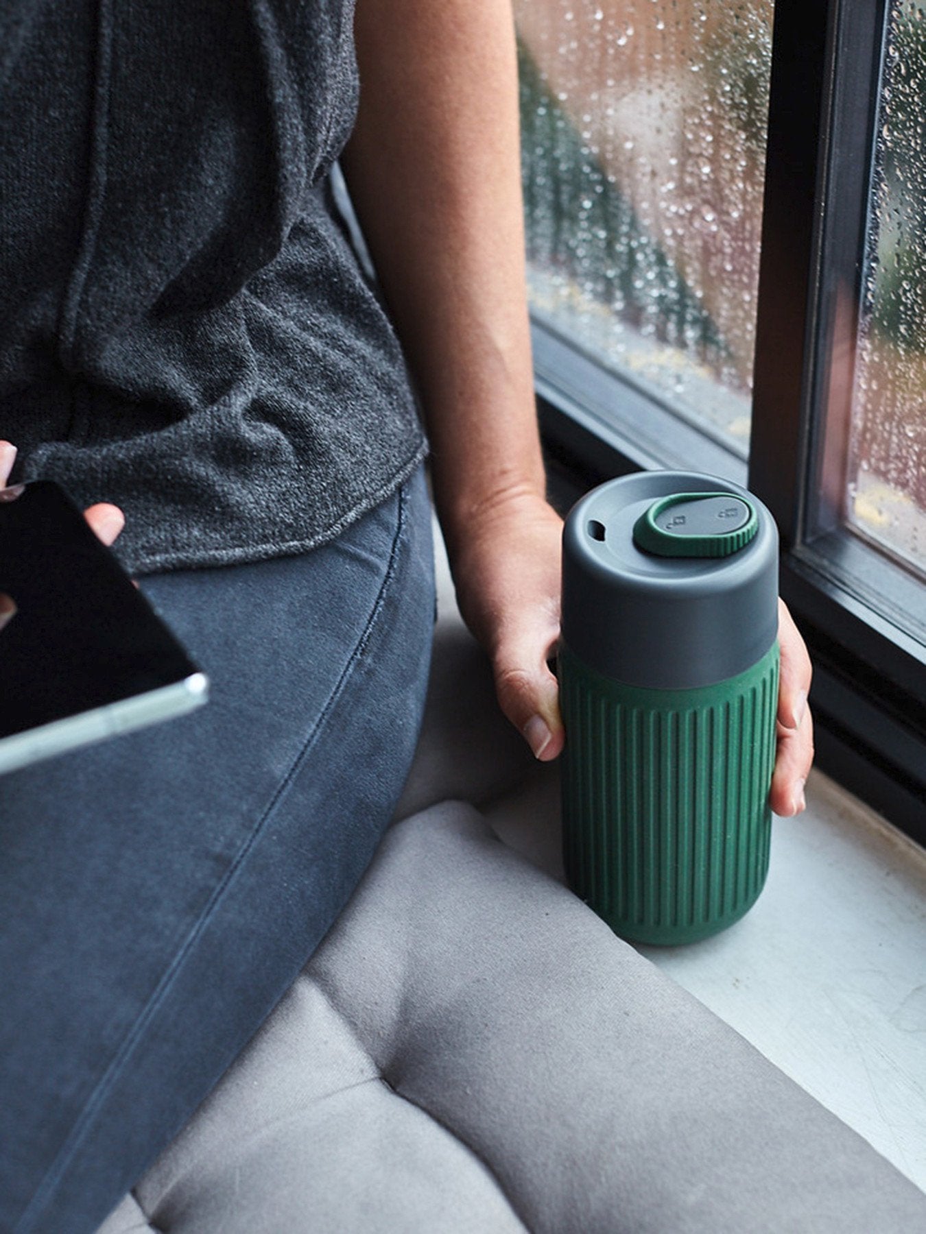 Glass Travel Cup