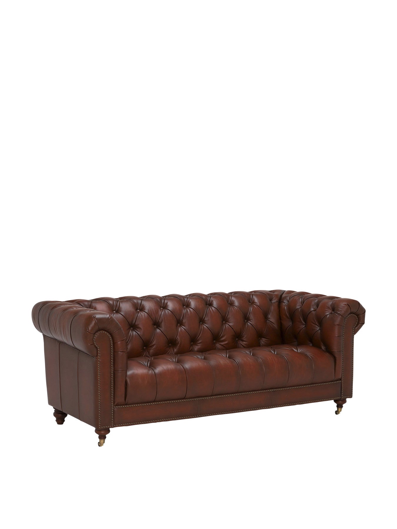 Ullswater Leather 3 Seater Chesterfield Sofa