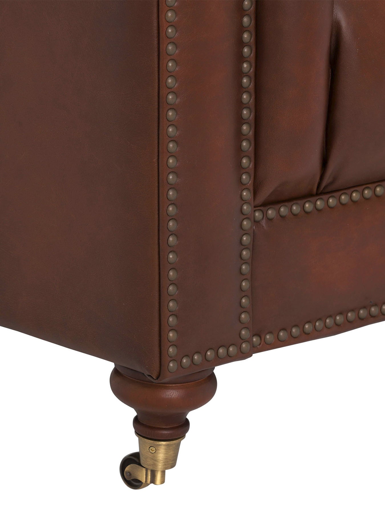 Ullswater Leather 3 Seater Chesterfield Sofa