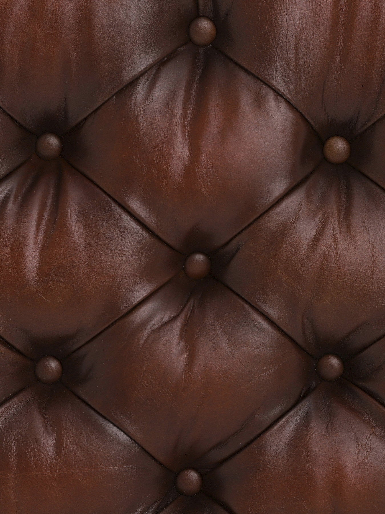 Ullswater Rectangular Footstool, Vintage Tabac