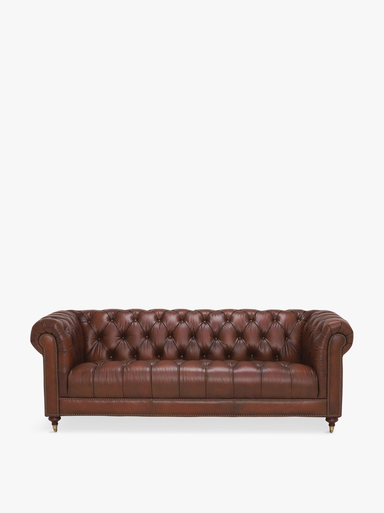 Ullswater Leather 3.5 Seater Chesterfield Sofa