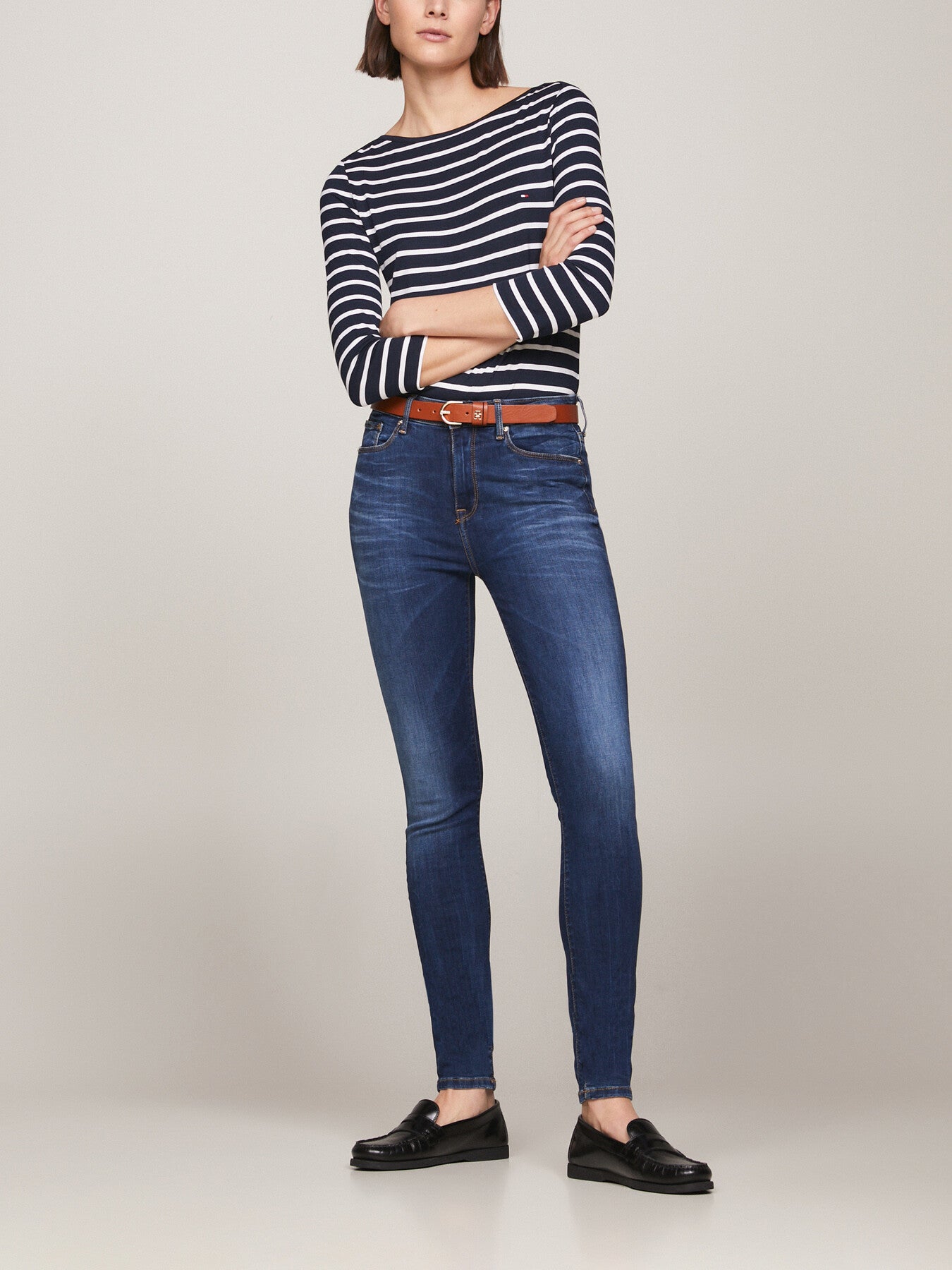 Como Heritage Skinny Fit Faded Jeans