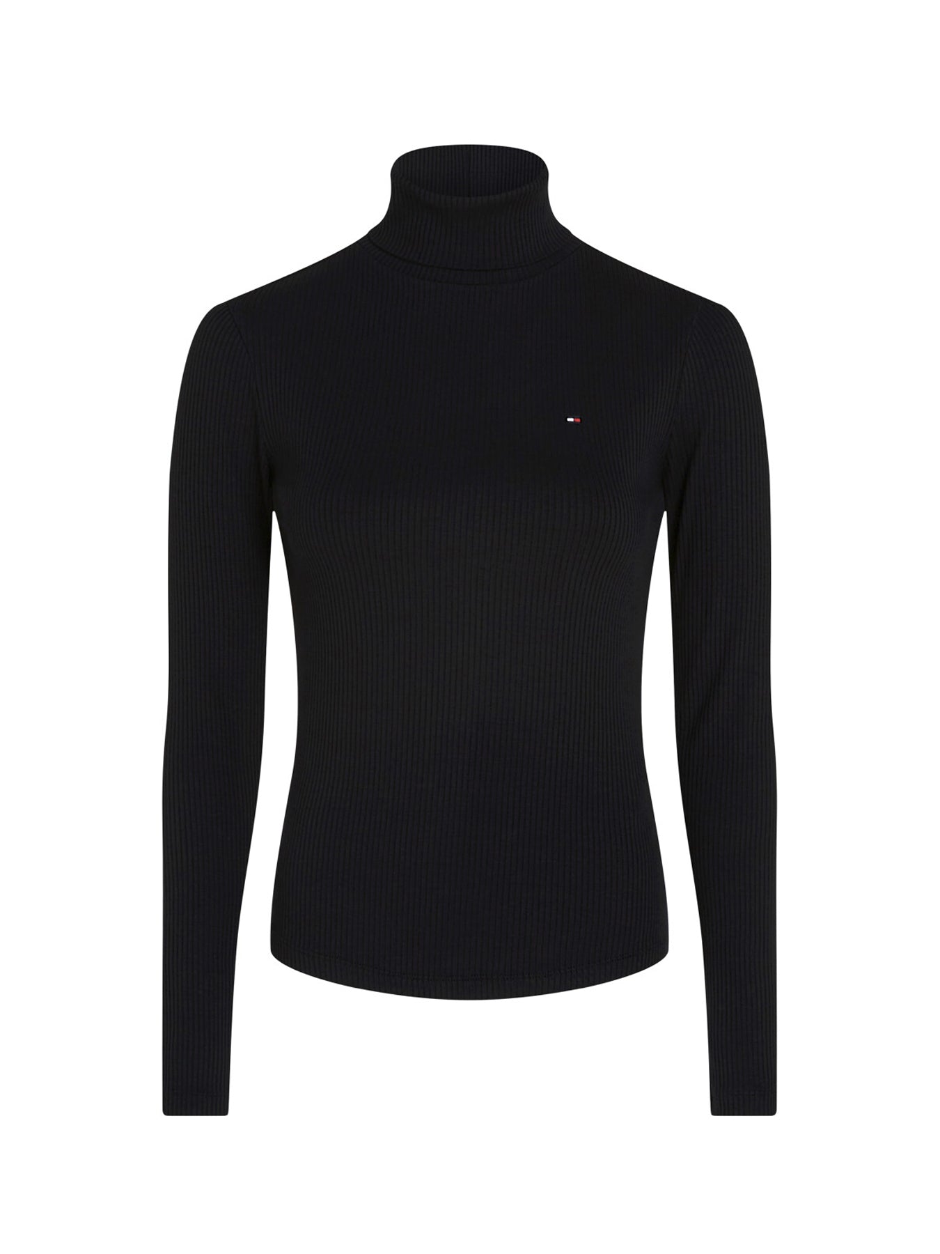 Roll Neck Slim Long Sleeve T-Shirt