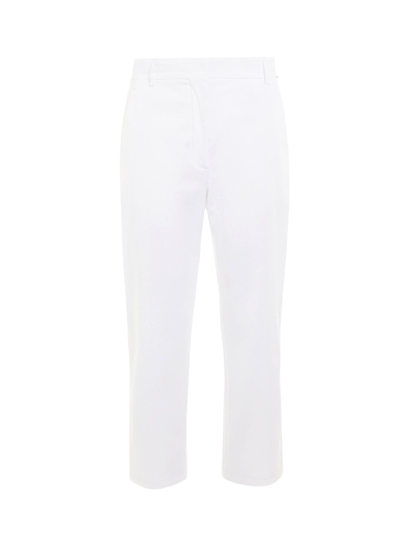 Cotton Blend Slim Fit Straight Leg Chinos