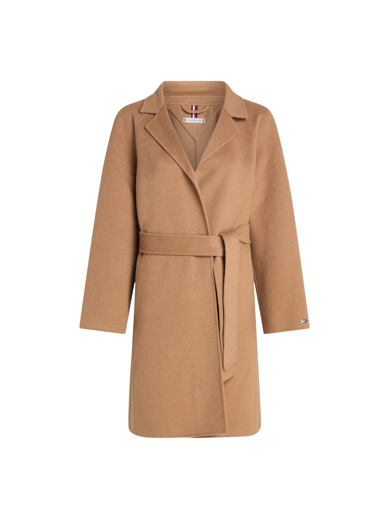 Double Faced Wool Rich Belted Coat