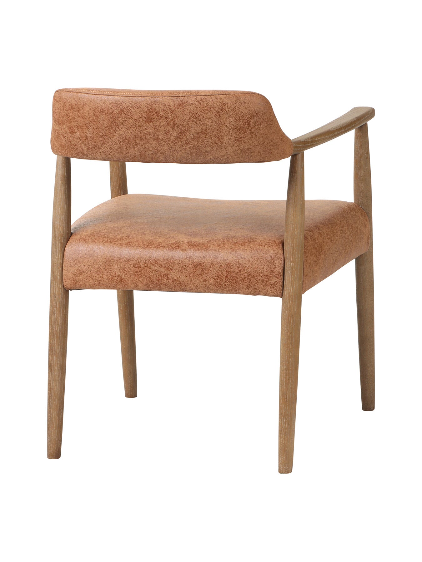 Brown Alden Neutral Fabric Dining Chair
