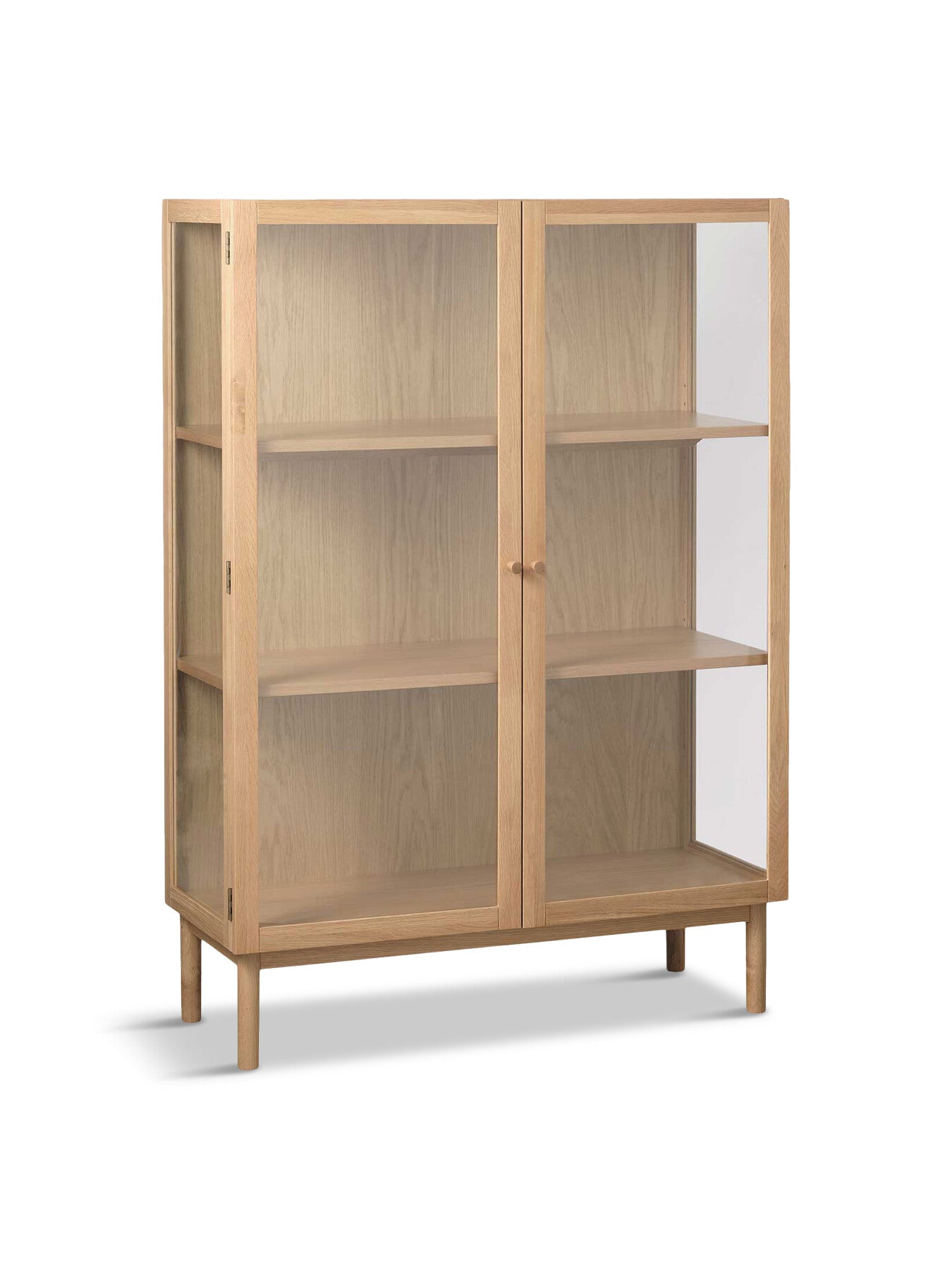 Neutral Bosa Natural Oak 2 Door Cabinet