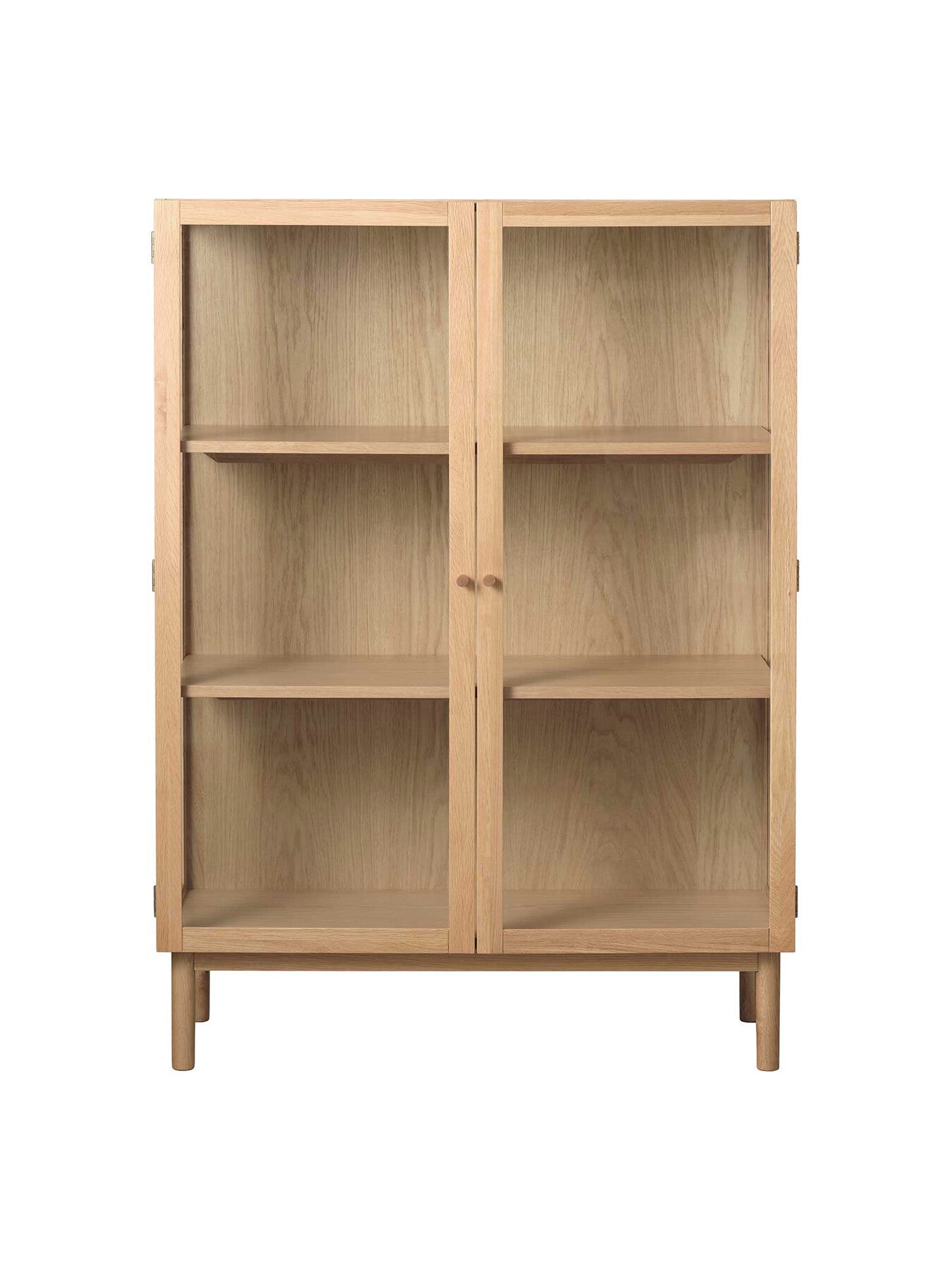 Neutral Bosa Natural Oak 2 Door Cabinet