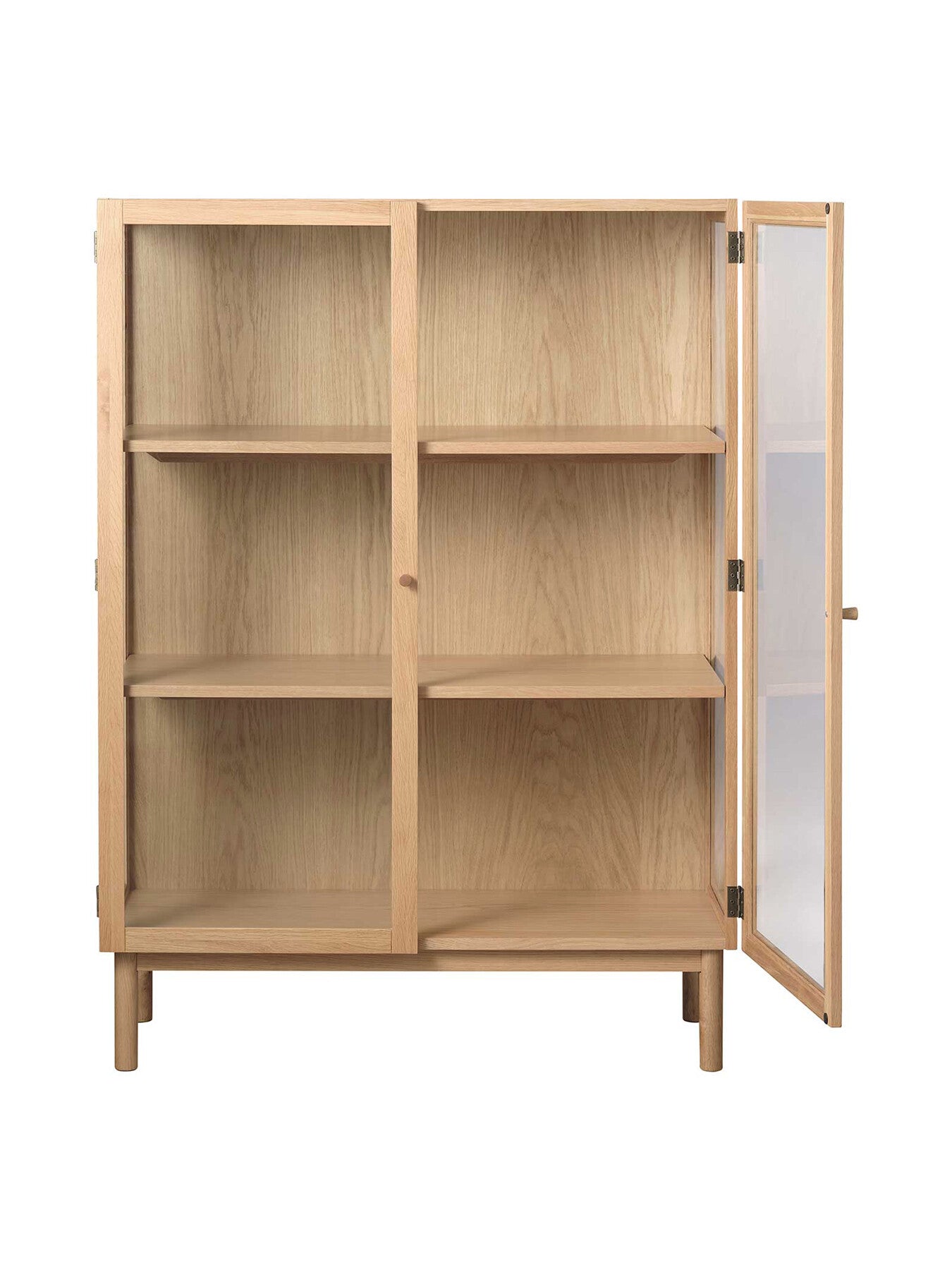 Neutral Bosa Natural Oak 2 Door Cabinet
