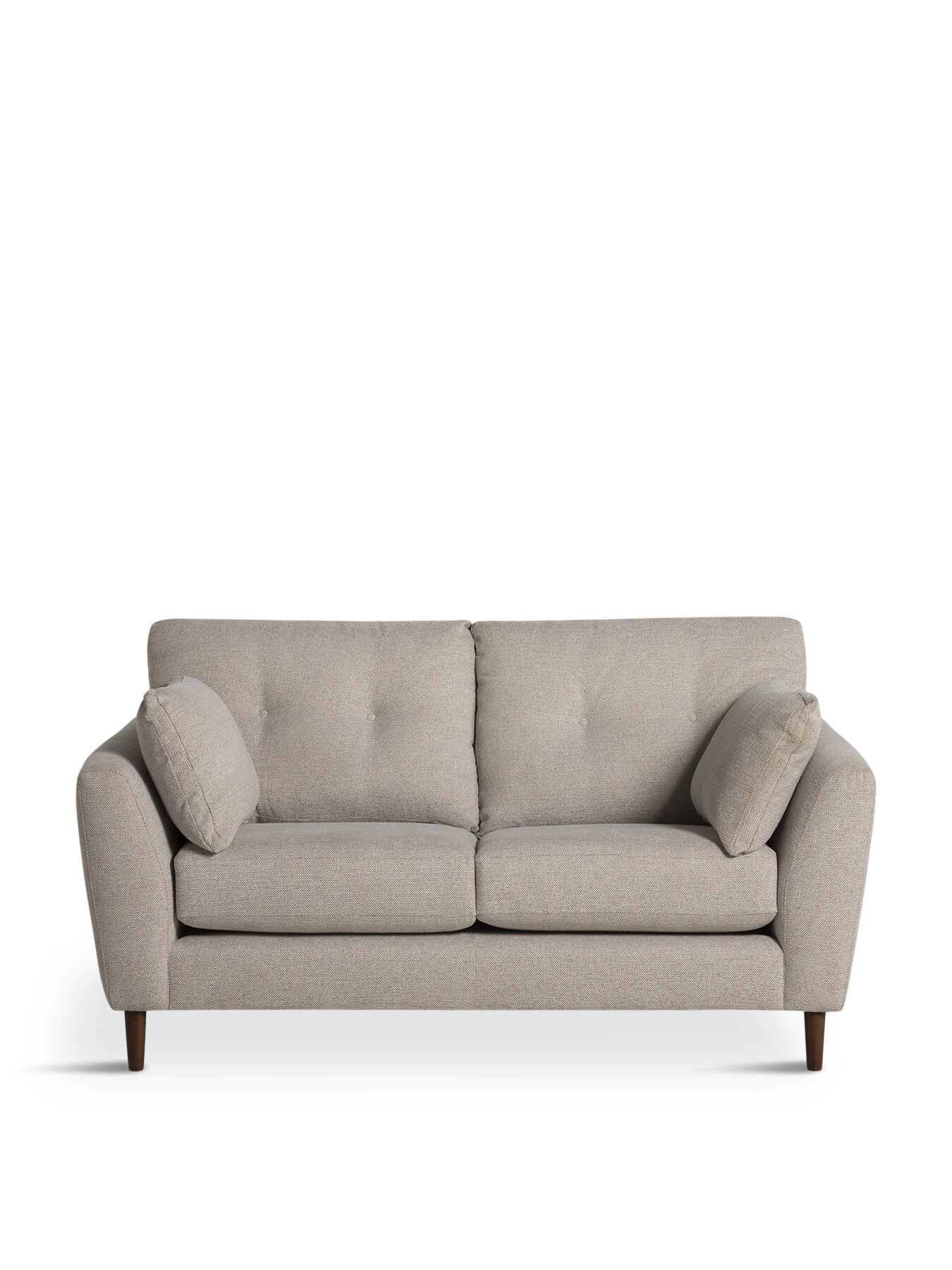 Neutral Benton Fabric Medium 2 Seater Sofa