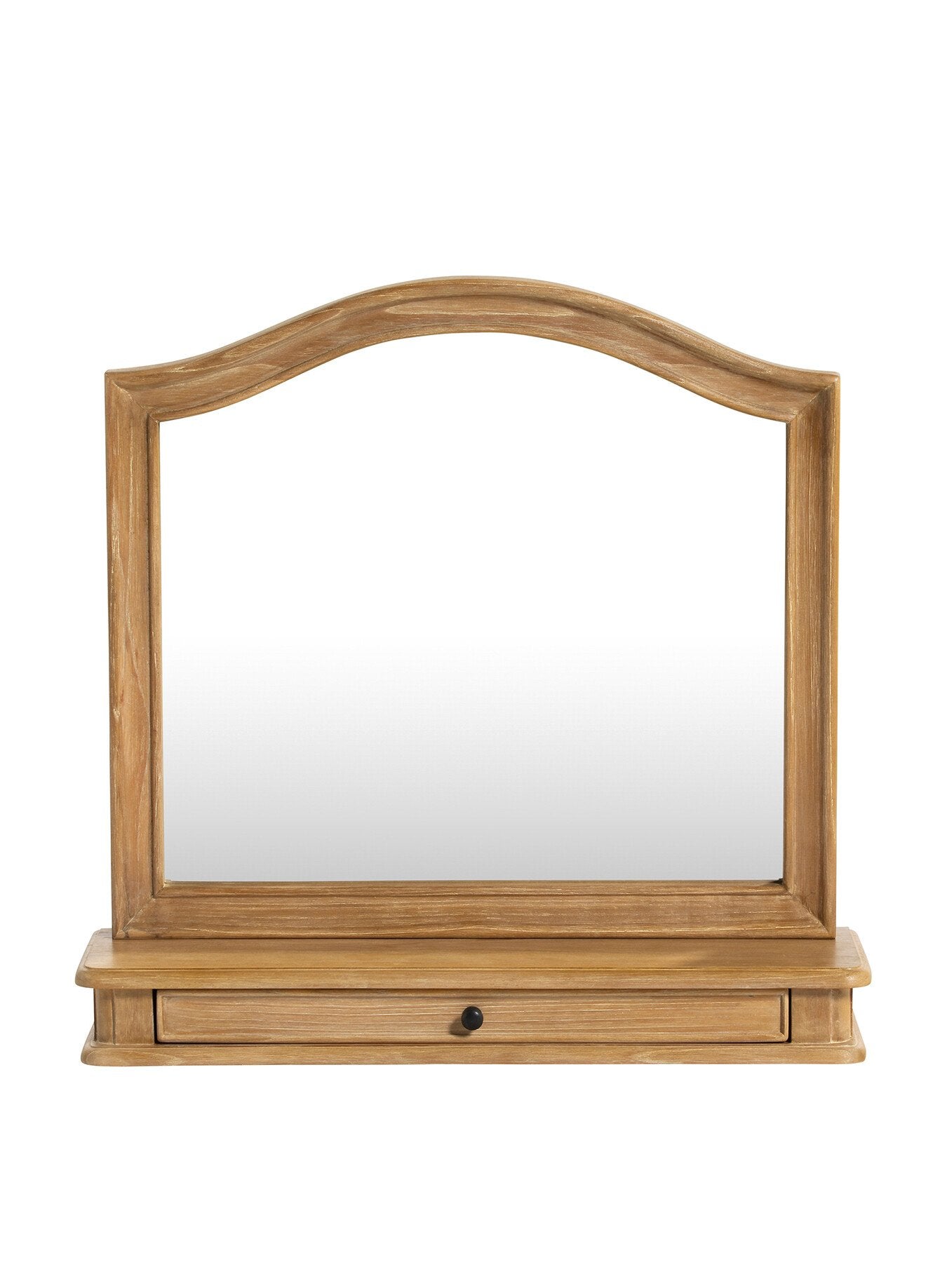 Cecile Light Wood French Style Gallery Mirror