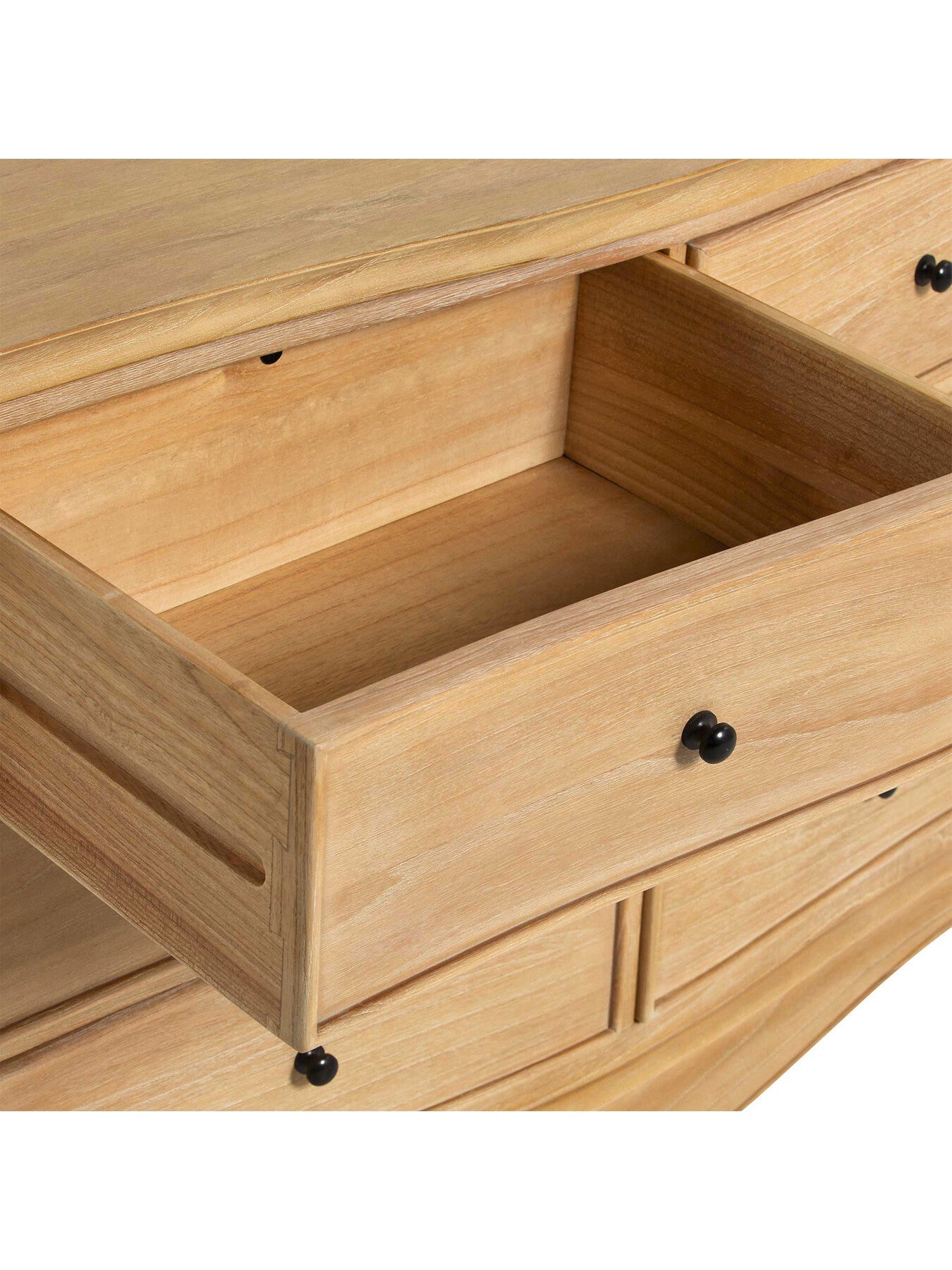 Cecile Light Wooden French Style 6 Drawer Chest