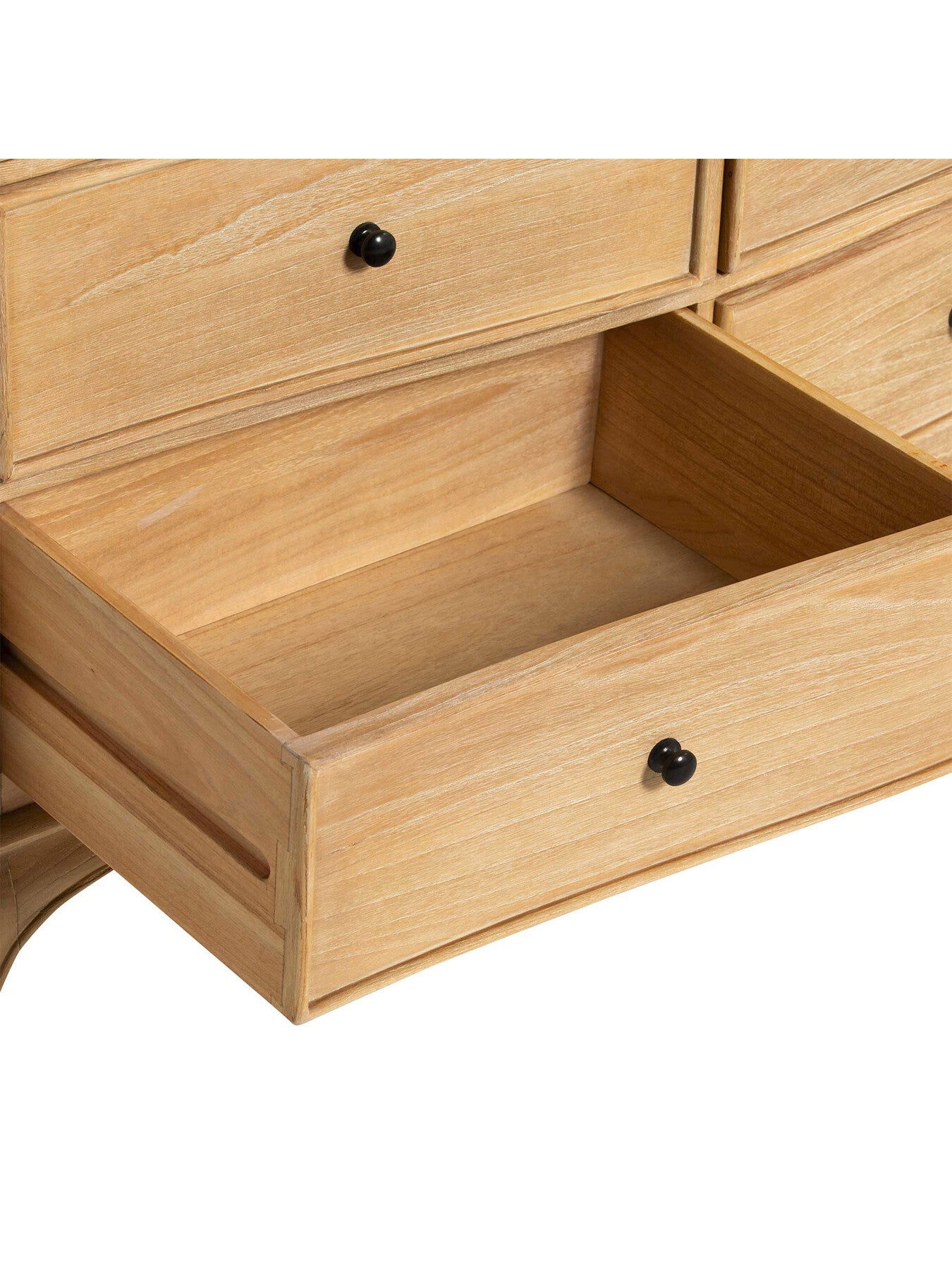 Cecile Light Wooden French Style 6 Drawer Chest