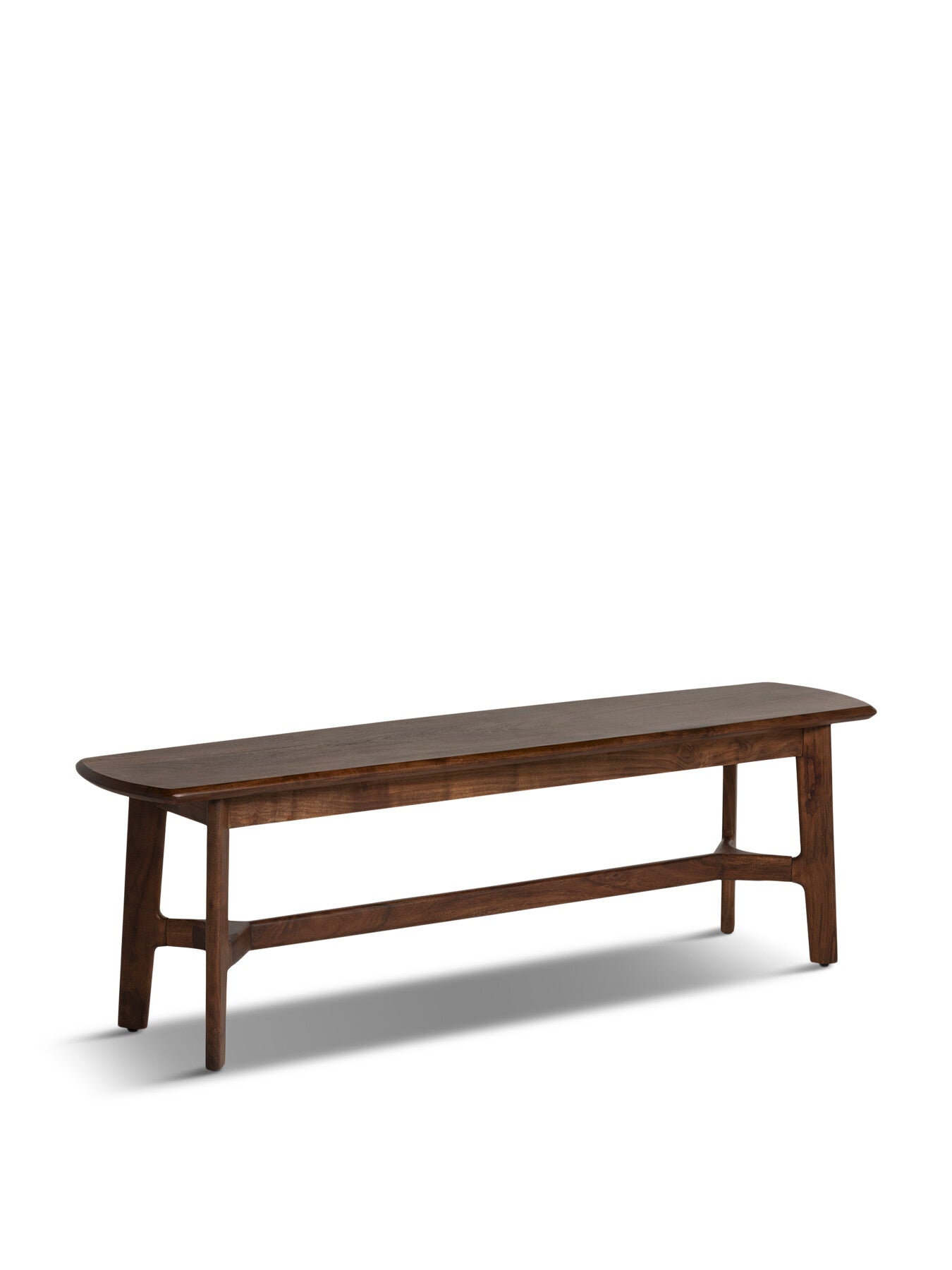 Brown Cresta Acacia Wood Dining Bench