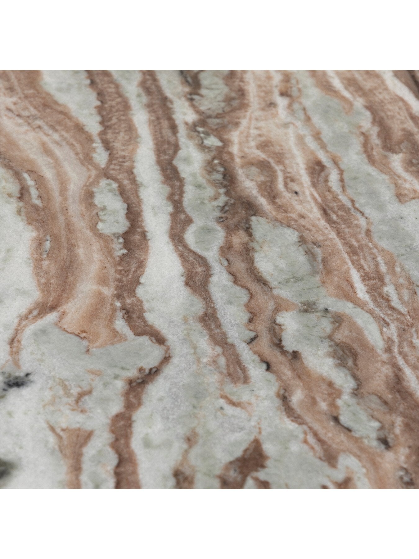 Brown Cresta Marble Console Table With Acacia Wood Base