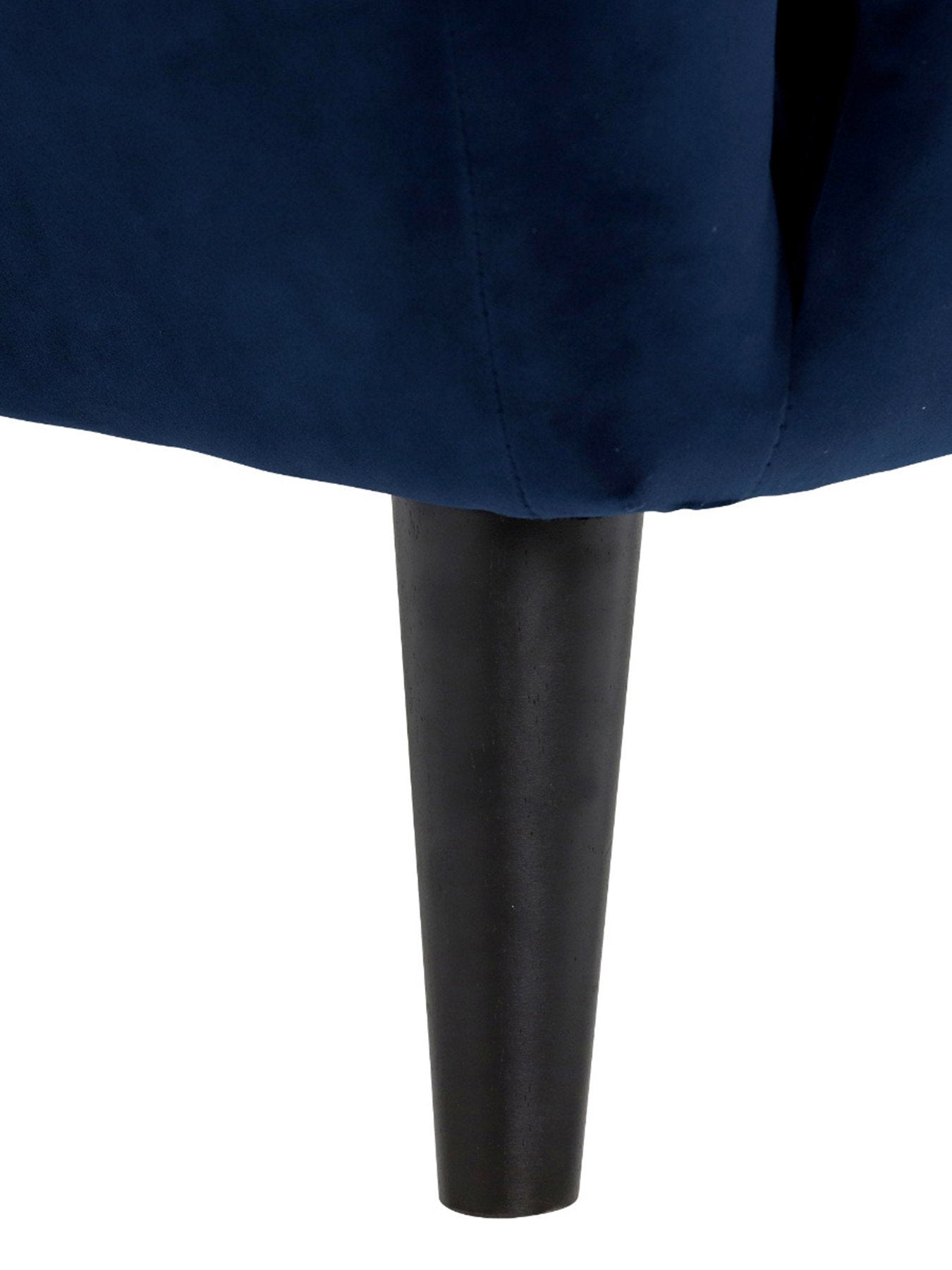 Delon Velvet Chair, Navy