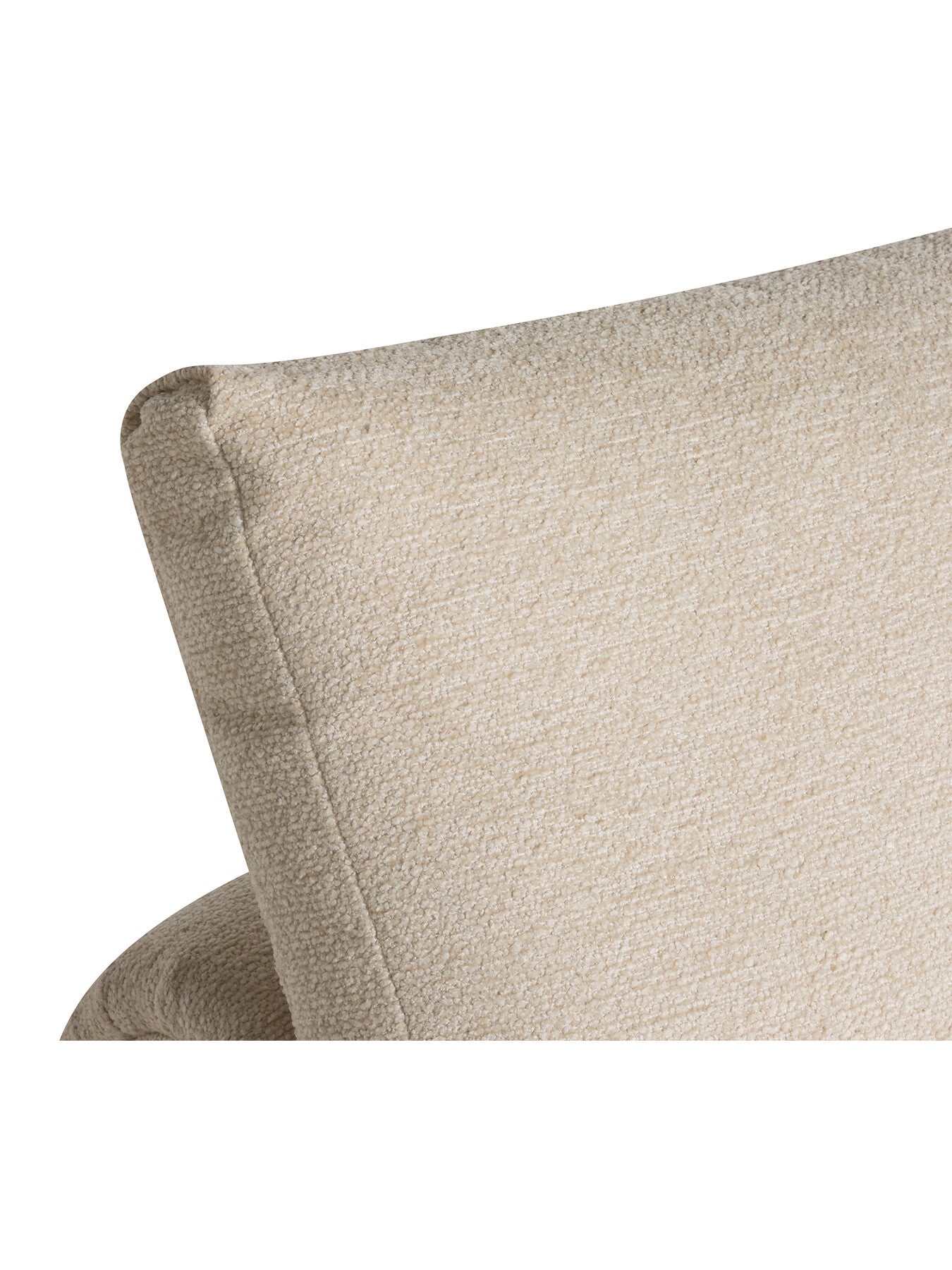 Neutral Damaris Fabric Modular Armless 1 Seat Chair