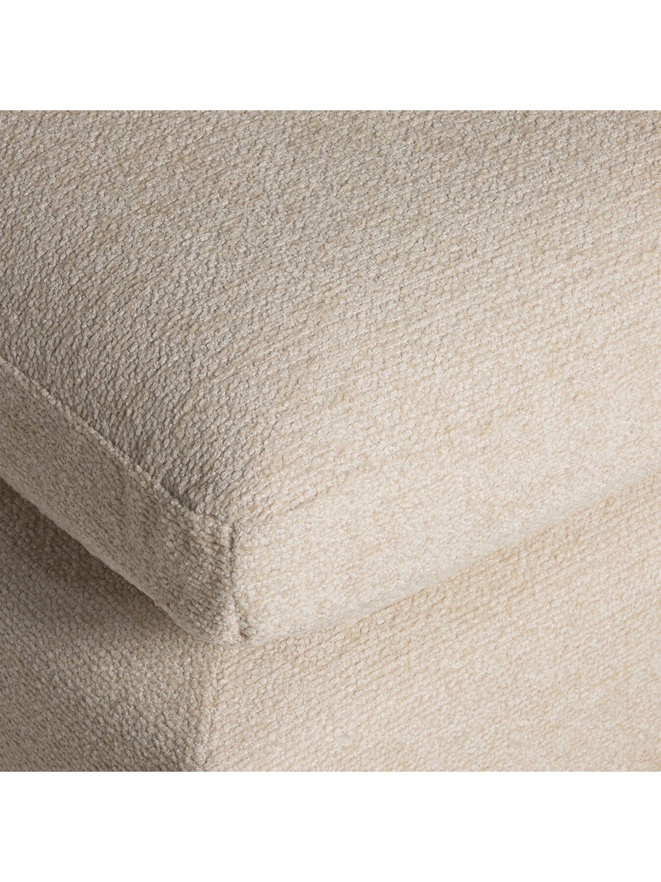 Neutral Damaris Fabric Modular Armless 1 Seat Chair