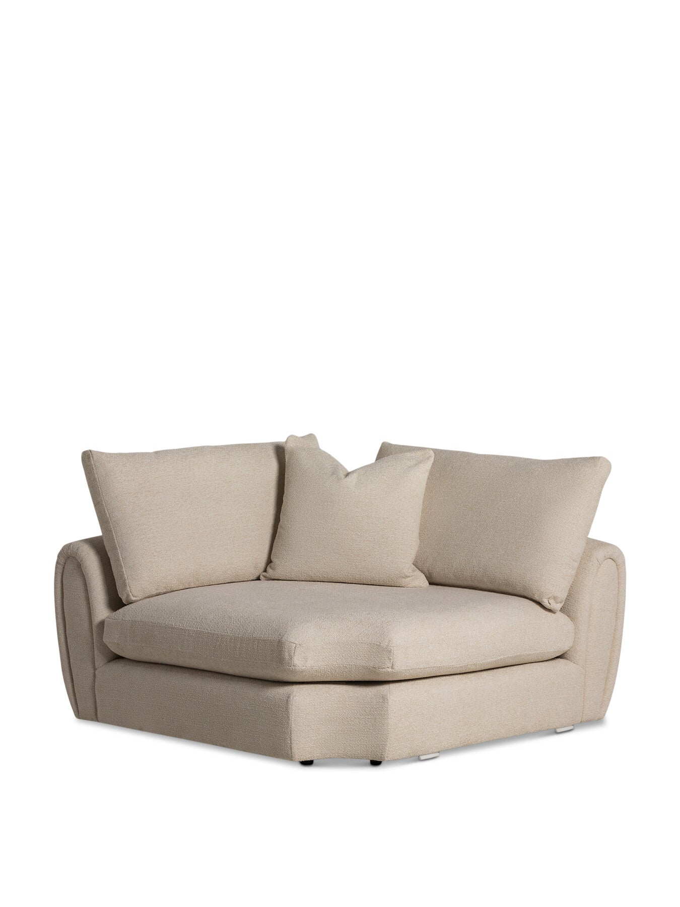 Damaris Fabric Modular 1 Seater Sectional Corner Unit