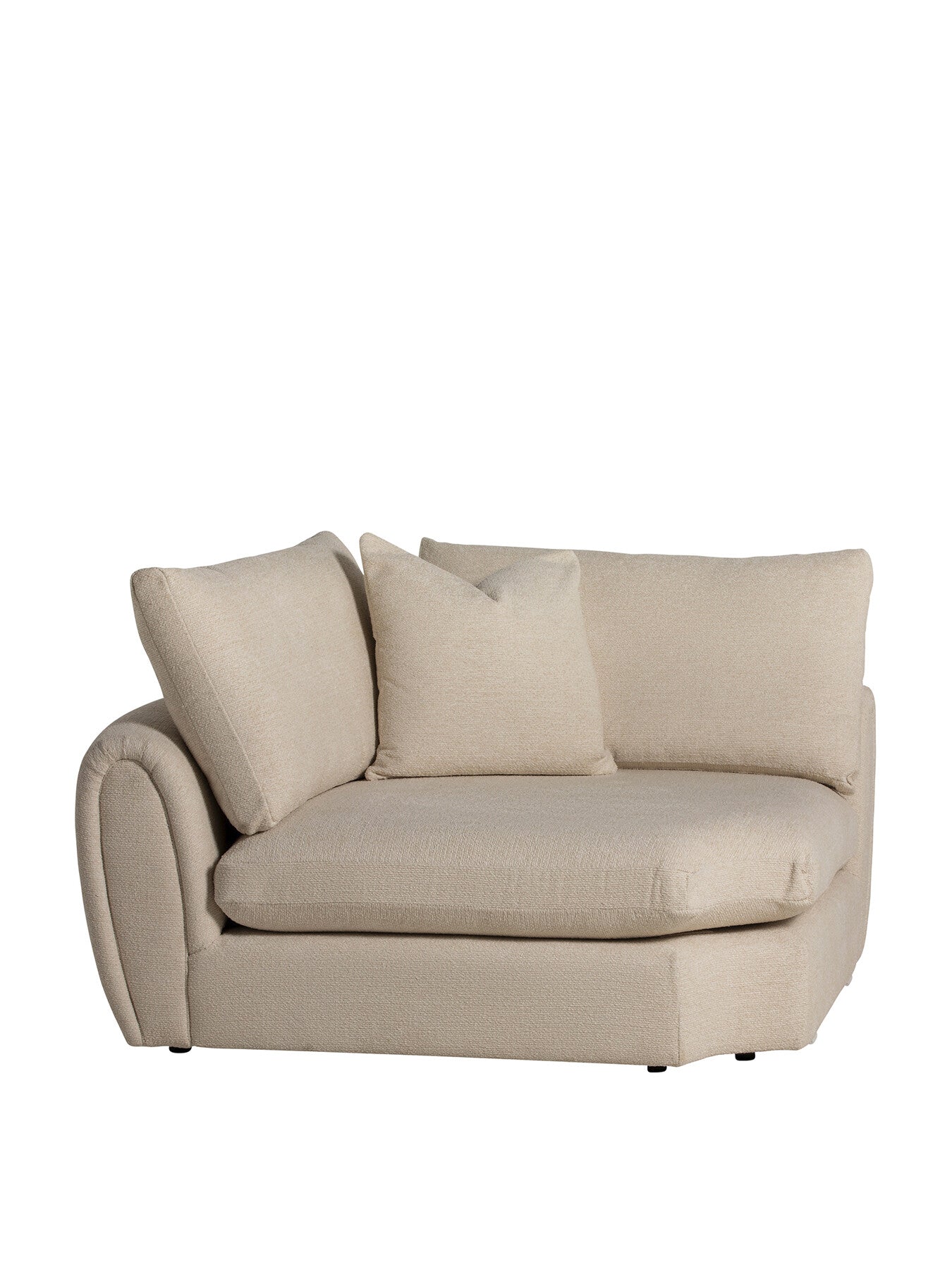 Damaris Fabric Modular 1 Seater Sectional Corner Unit