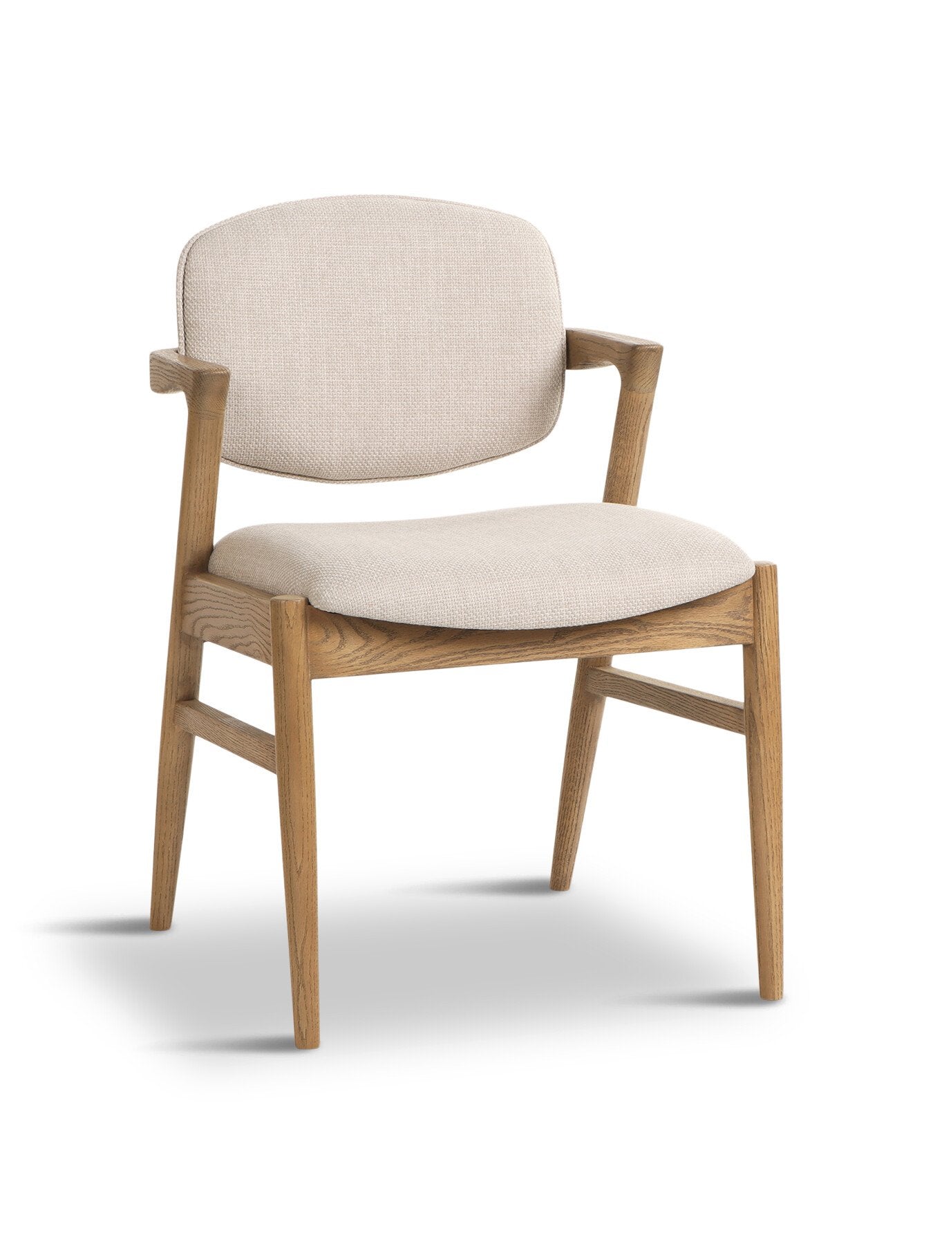 Neutral Fleming Neutral Fabric Dining Chair