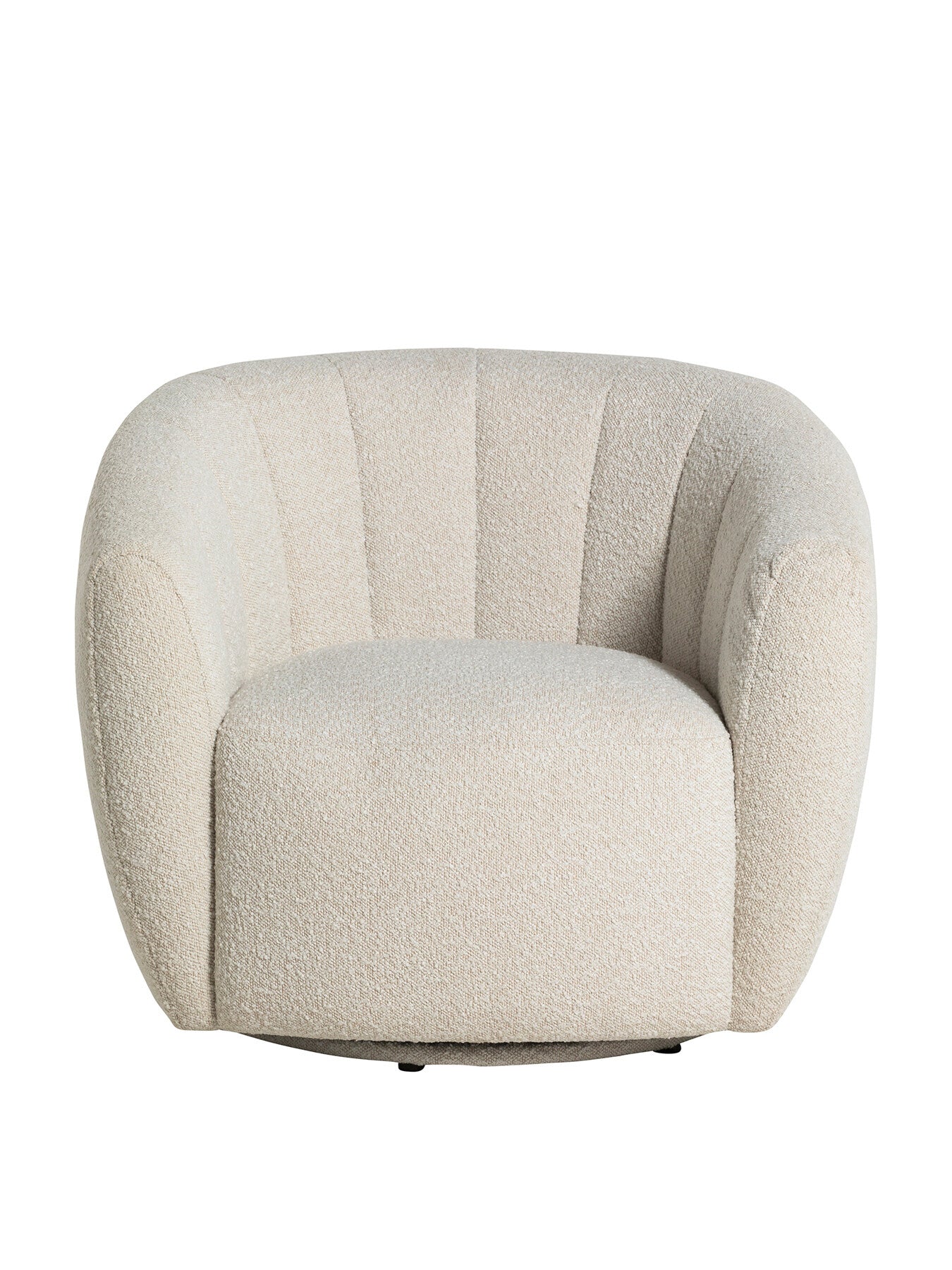 White Fontana White Fabric 1 Seater Armchair