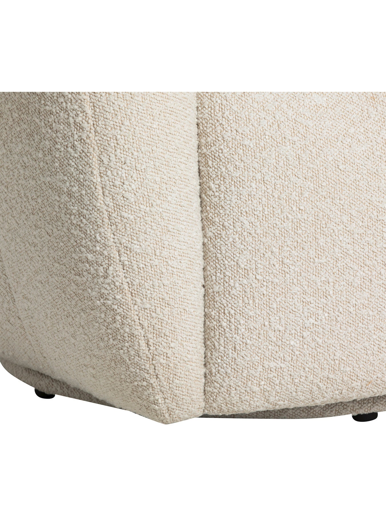 White Fontana White Fabric 1 Seater Armchair