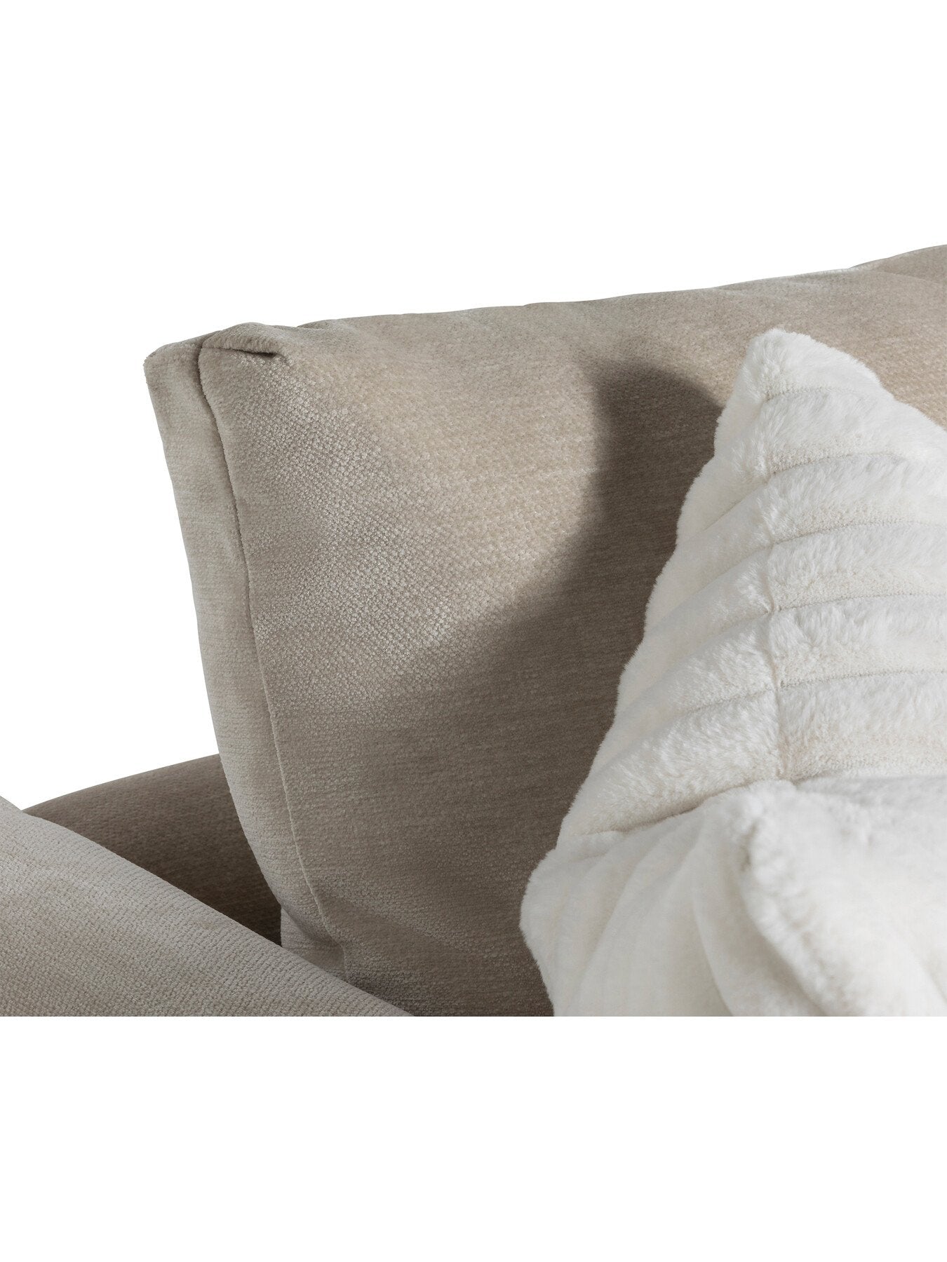 Neutral Fontella Large Right Hand Facing Chaise