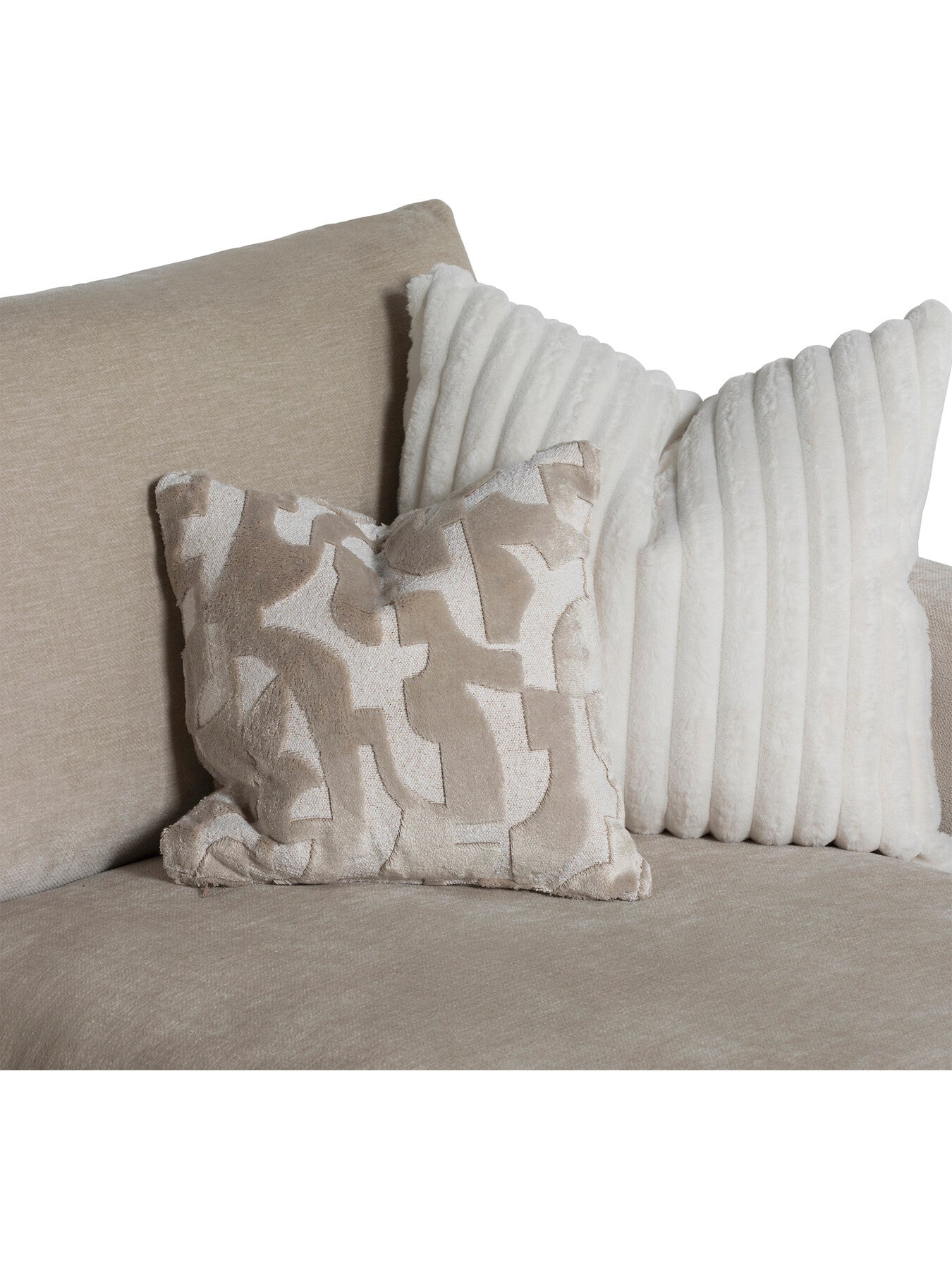 Neutral Fontella Large Right Hand Facing Chaise