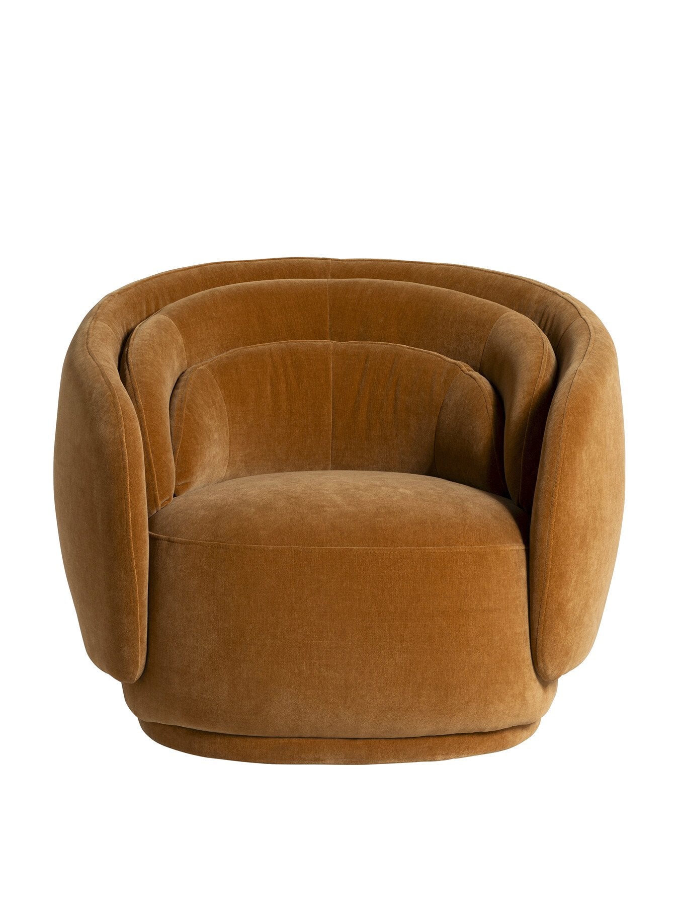 Brown Angelo Brown Fabric Armchair