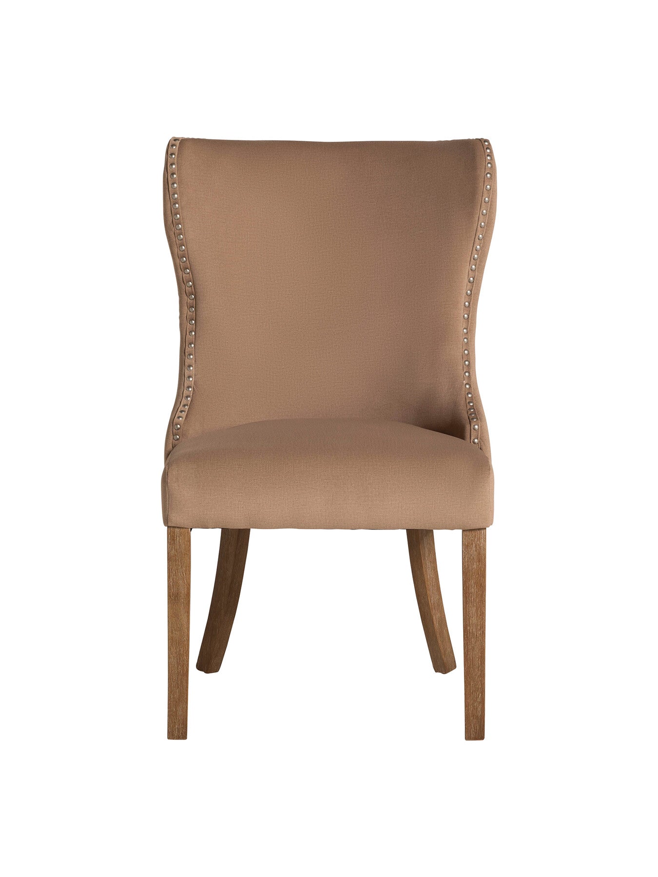 Neutral Goddard Neutral Fabric Button Back Dining Chair