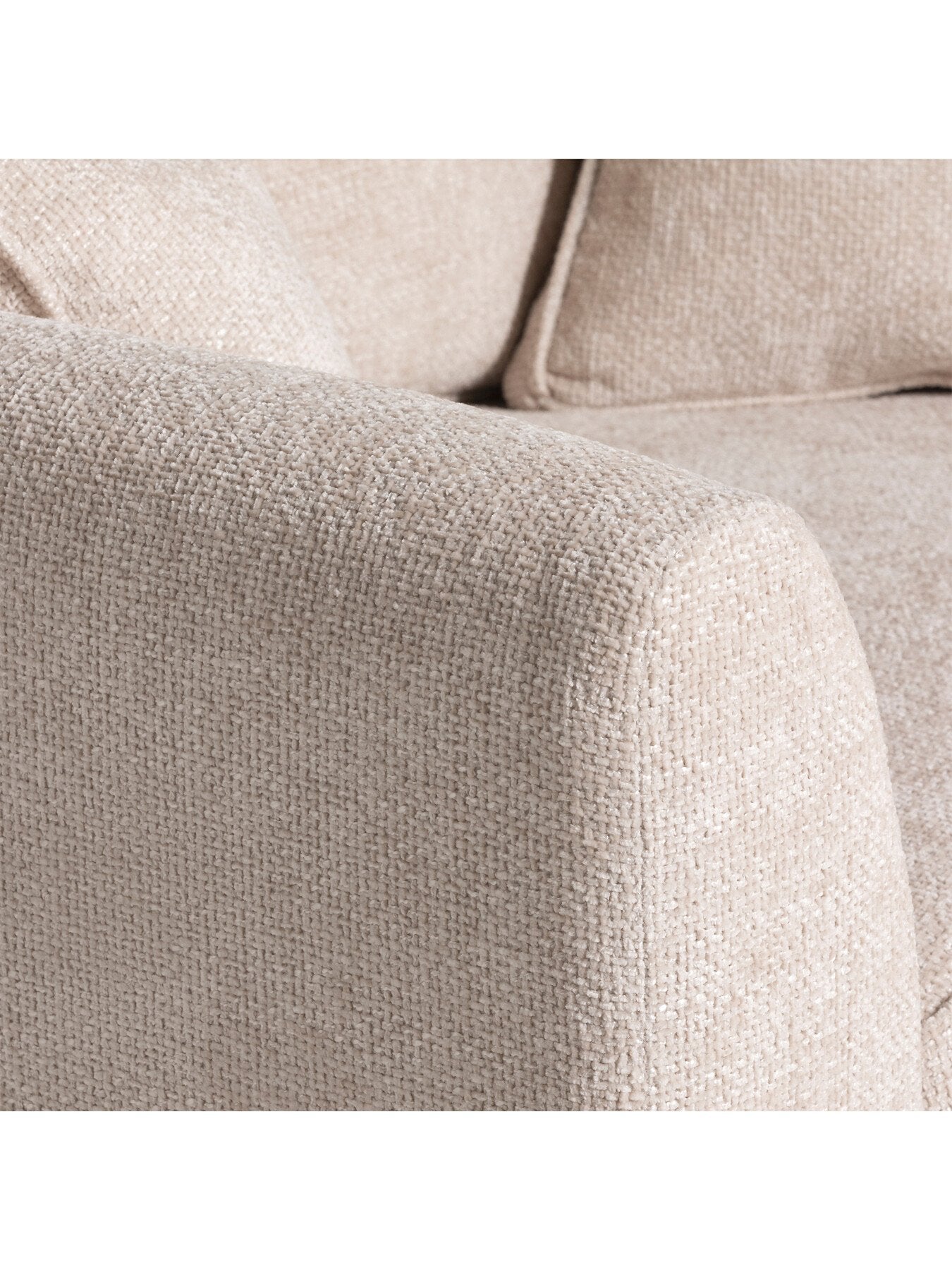 Neutral Harrington Fabric Snuggle Chair