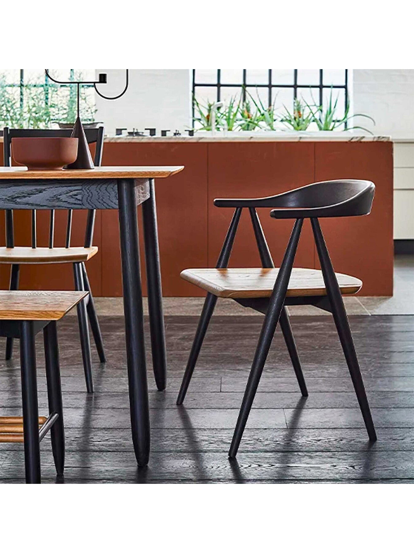 Ercol Monza Wood Open Back Dining Chair