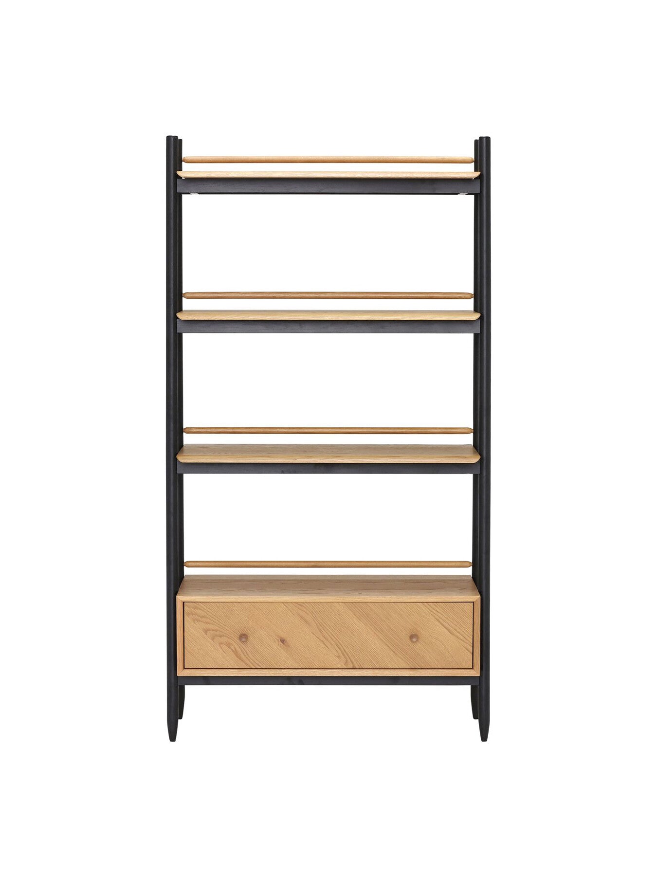 Ercol Monza Oak Tall Shelving Unit