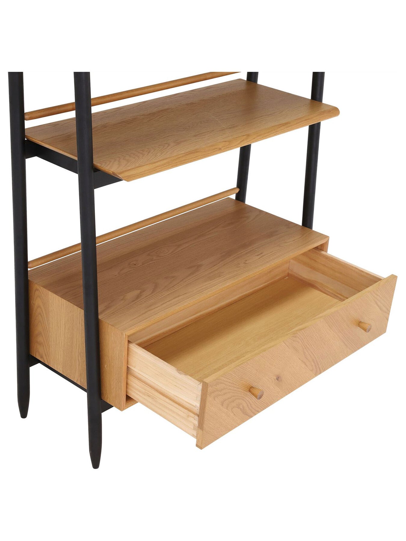 Ercol Monza Oak Tall Shelving Unit