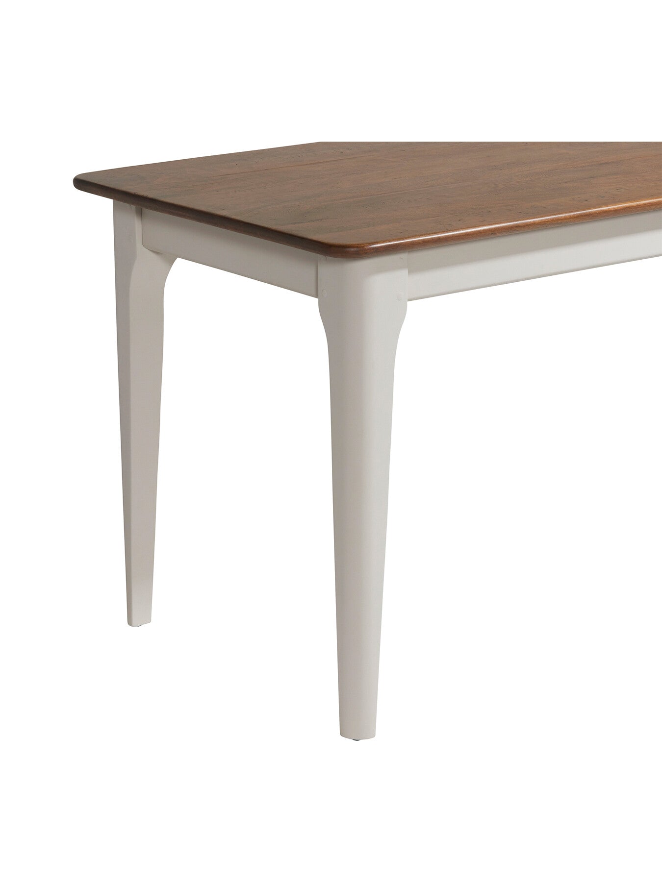 White Mara Small Wood 165Cm Dining Table And 5 Side Chairs