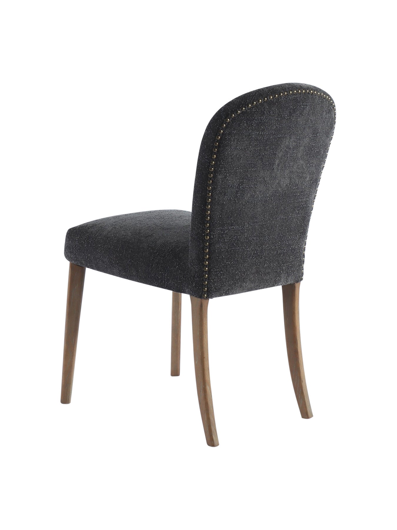 Maurice Boucle Dining Chair With Brass Studs