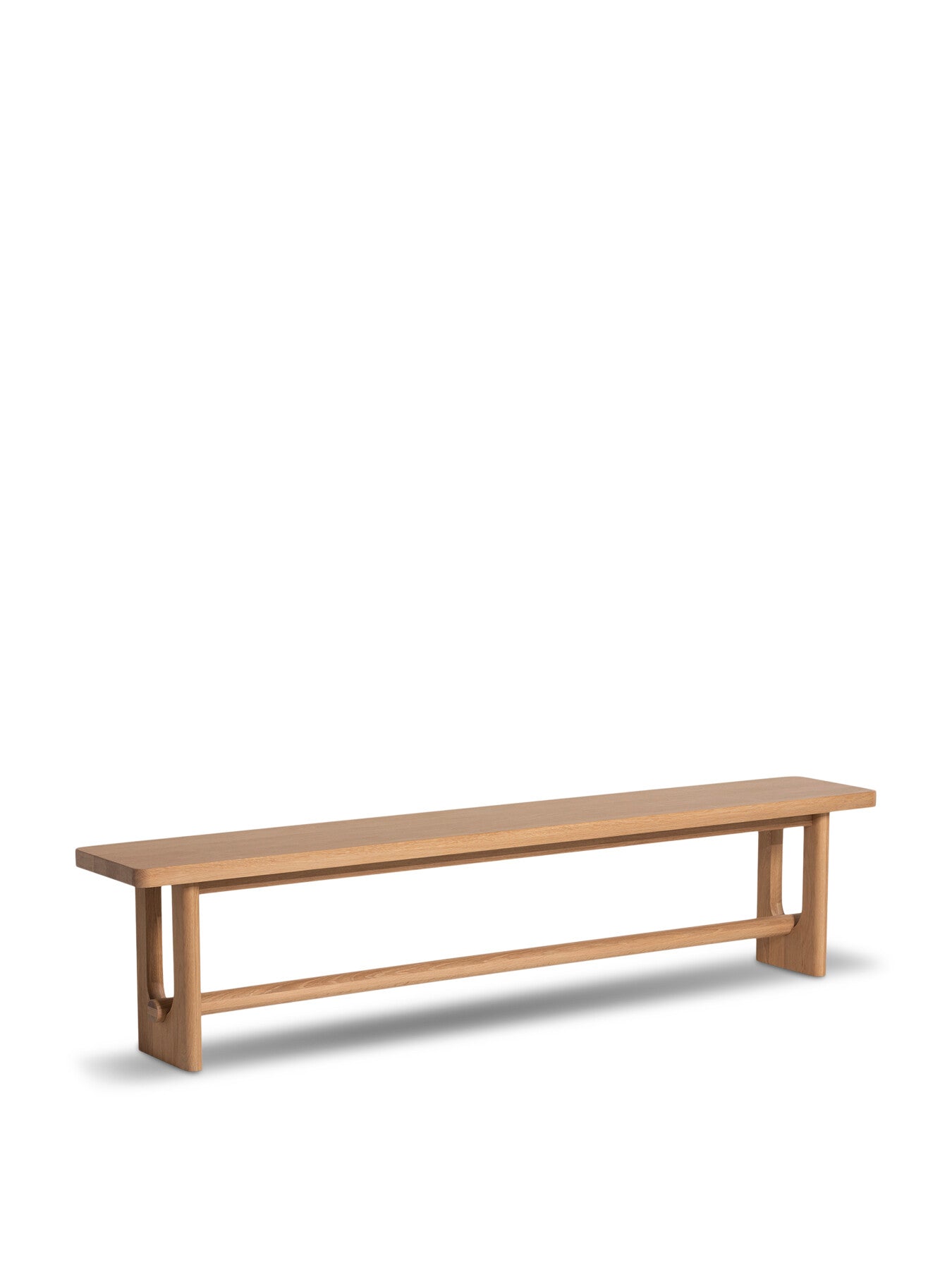 Brown Olav Neutral Wood 186Cm Dining Bench